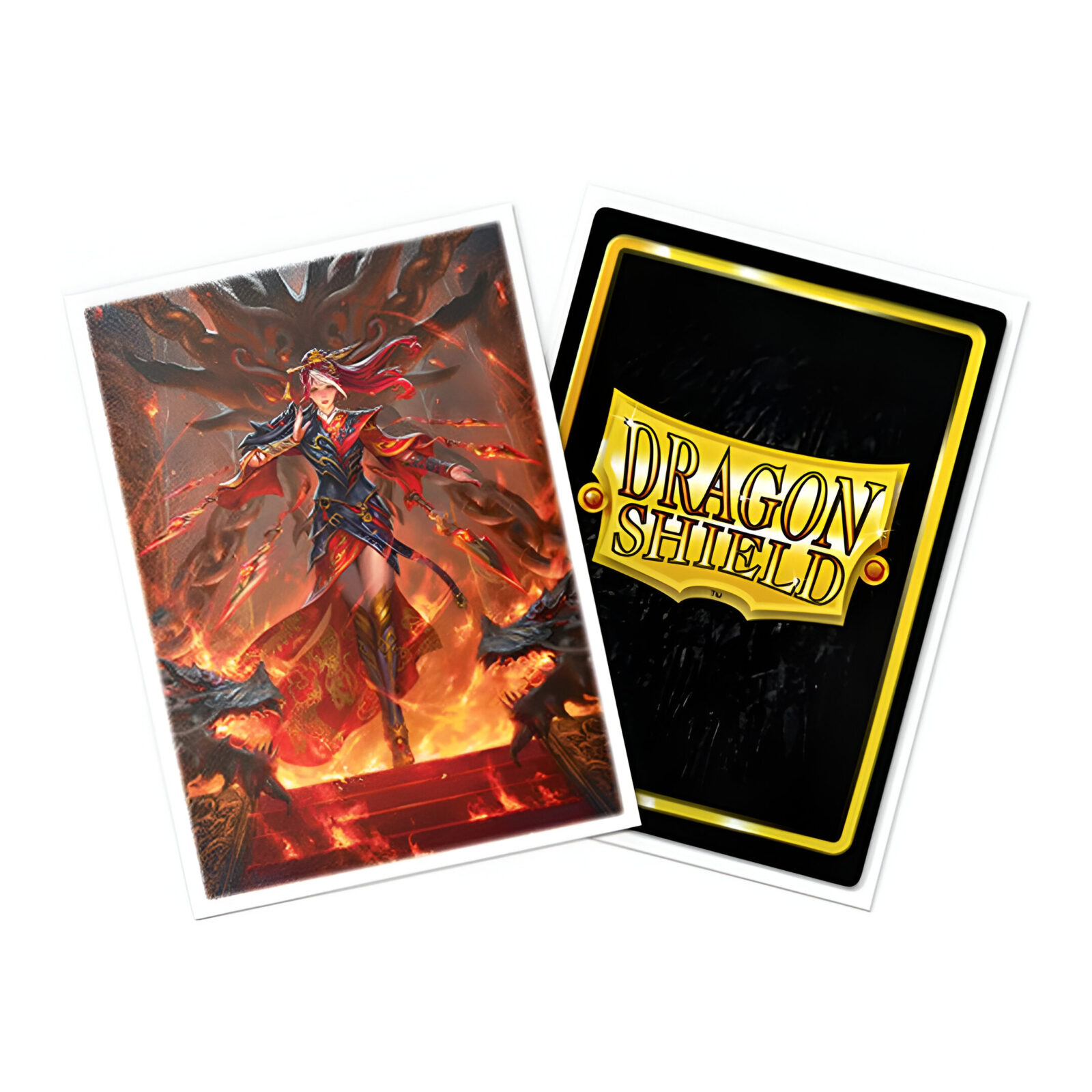Dragon Shield – Matte Standard Size Sleeves 100 Pack – Flesh & Blood Cindra 3