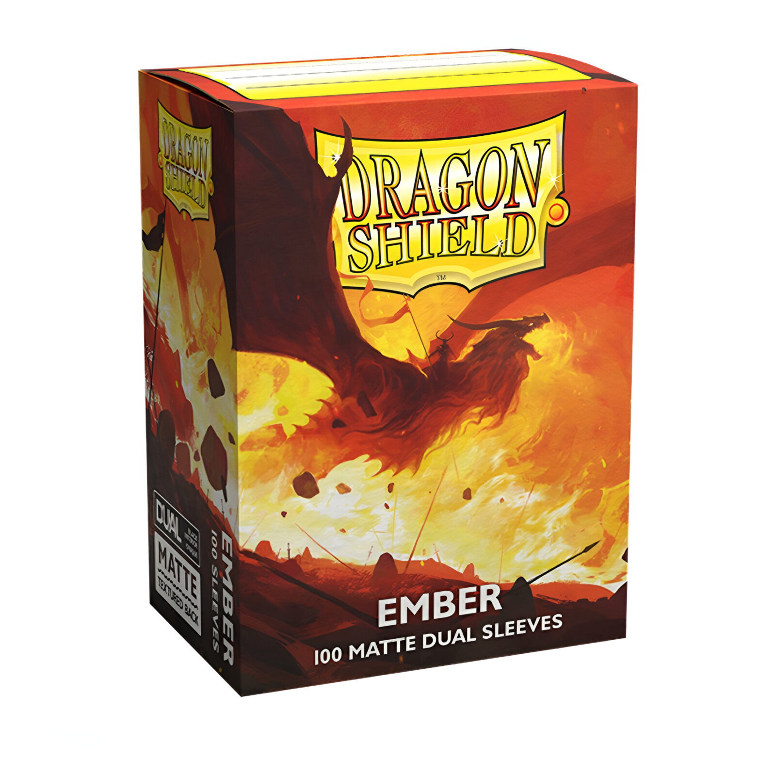 Dragon Shield – Dual Matte Standard Size Sleeves 100 Pack – Ember