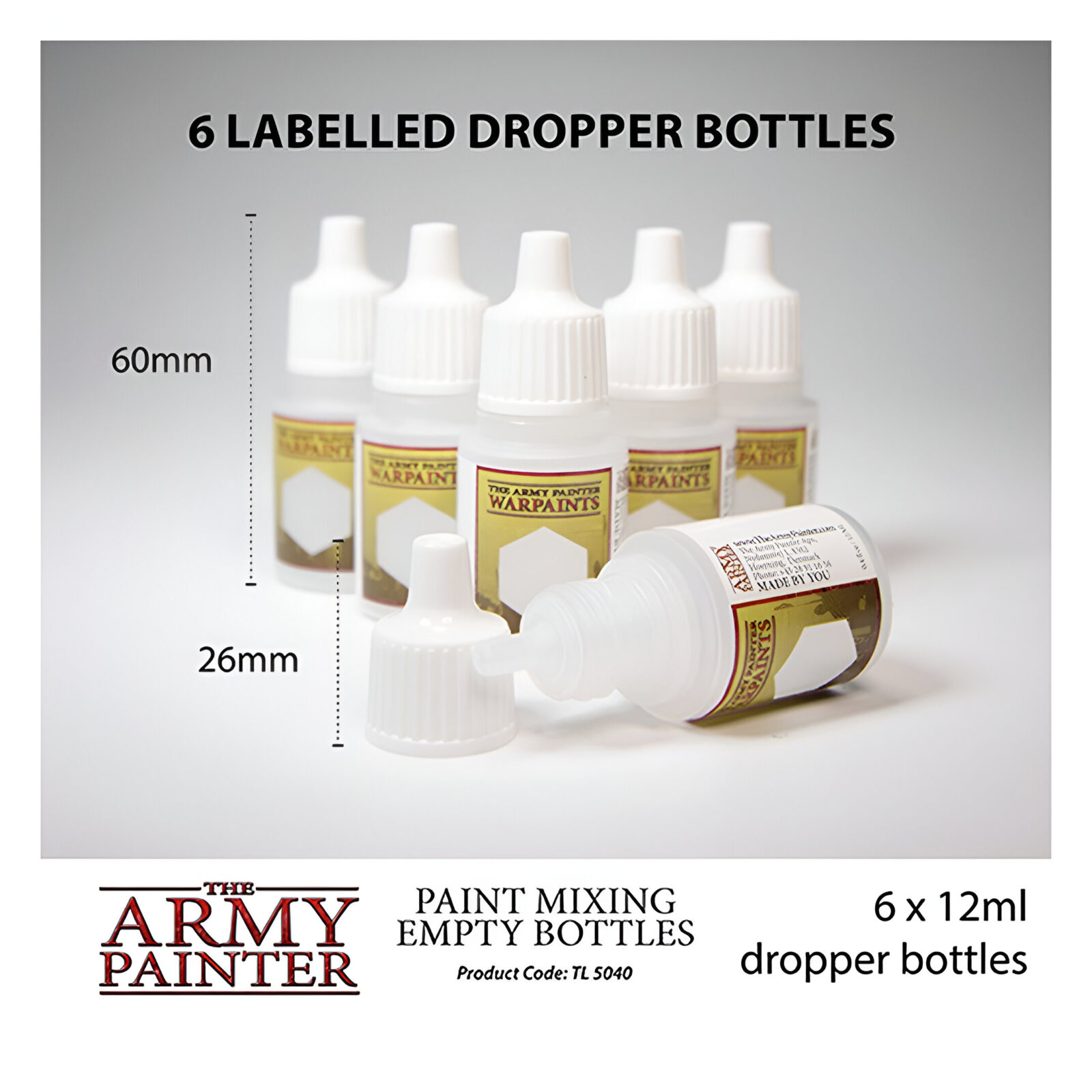 The Army Painter – Paint Mixing Empty Bottles 3 The Army Painter – Paint Mixing Empty Bottles 3