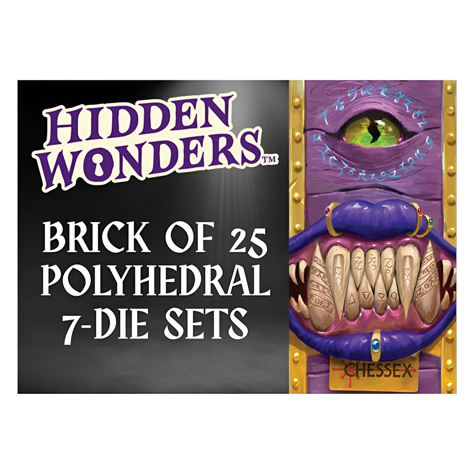Chessex – Hidden Wonders Mystery Polyhedral 7-Die Sets (25 Count Box)