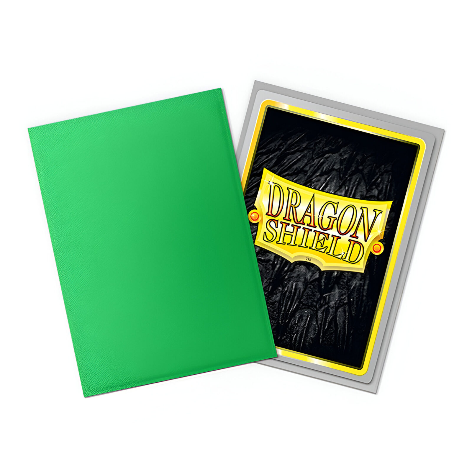 Dragon Shield – Dual Matte Art Standard Size Sleeves 100 Pack – Apple Green and Silver 3