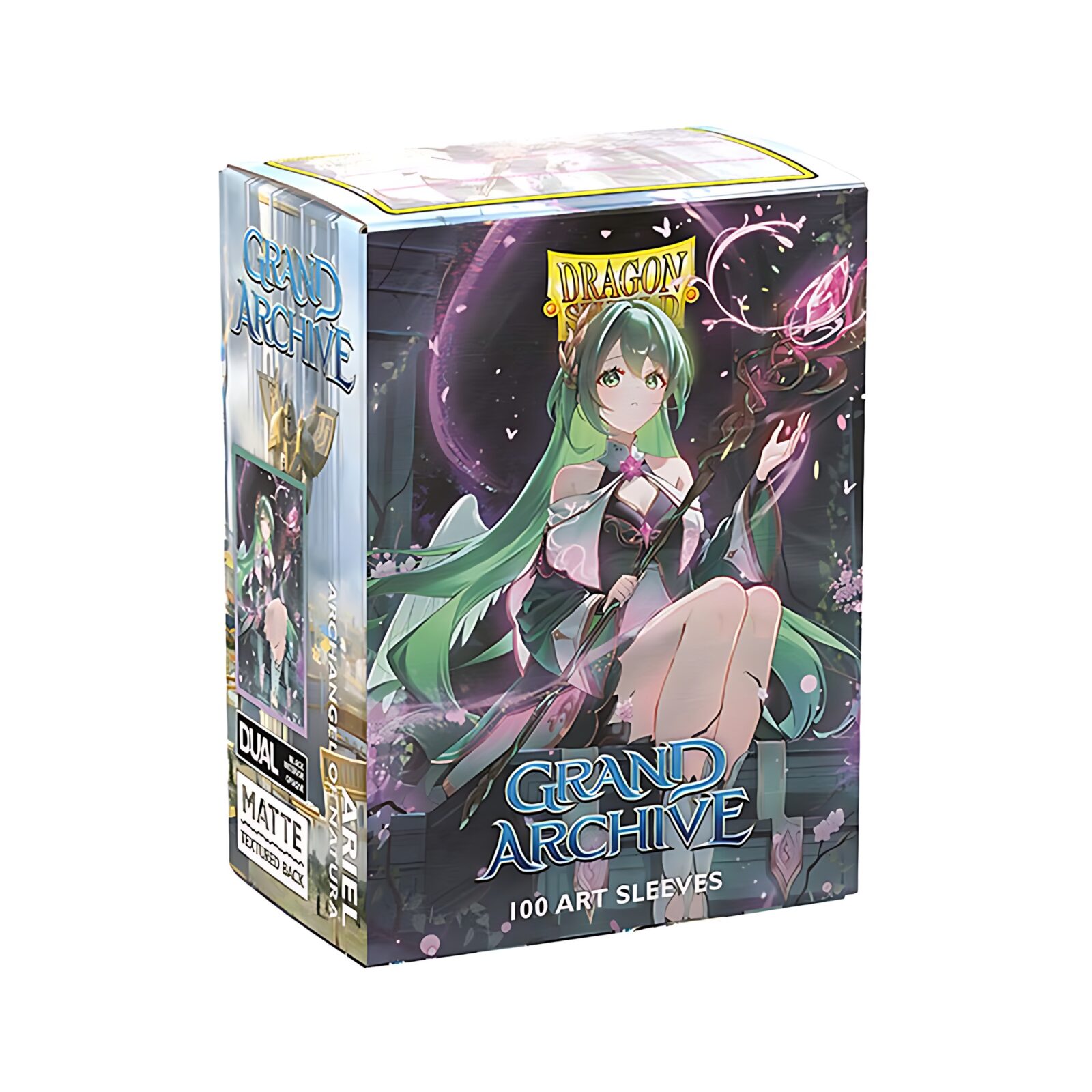 Dragon Shield – Dual Matte Art Standard Size Sleeves 100 Pack – Grand Archive – Ariel, Archangel of Natura 15