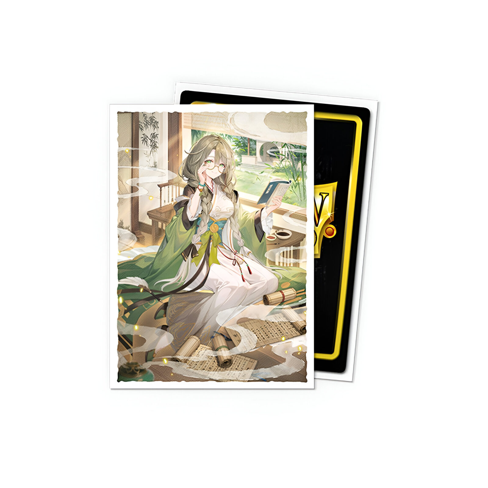 Dragon Shield – Matte Standard Size Sleeves 100 Pack – Grand Archive Kongming 3