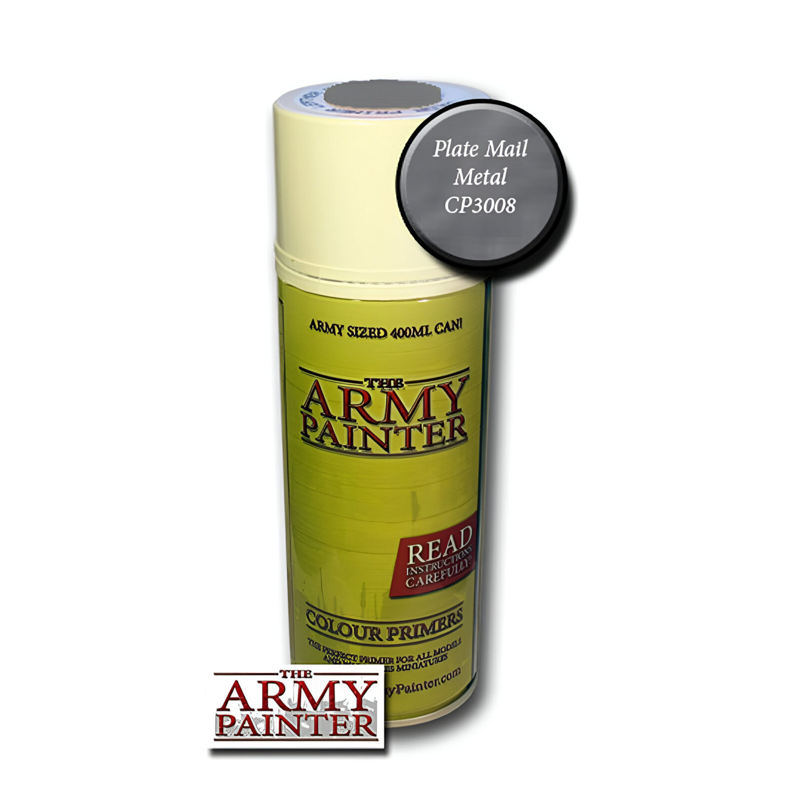 The Army Painter – Colour Primer – Plate Mail Metal *