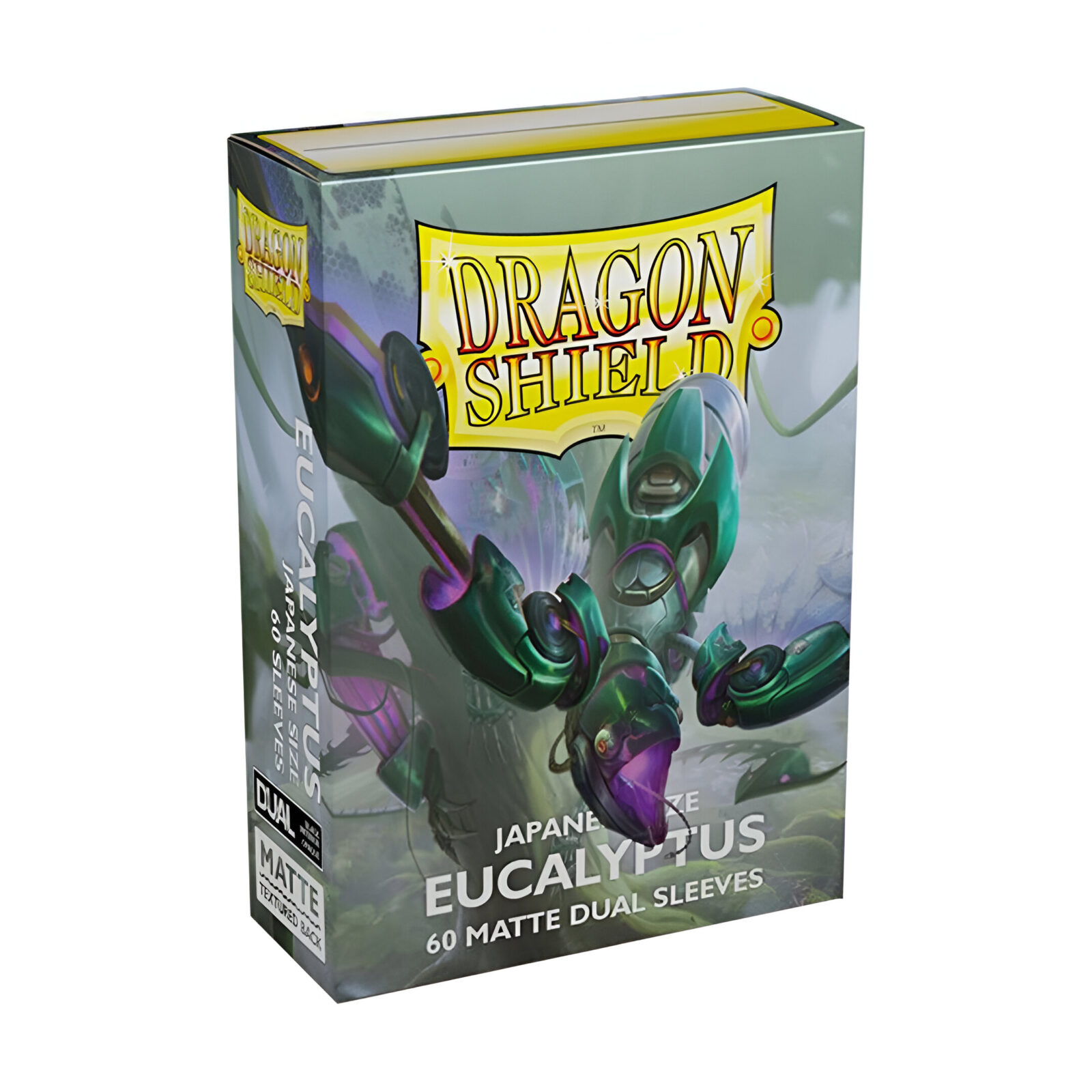 Dragon Shield – Dual Matte Japanese Size Sleeves 60 Pack – Eucalyptus