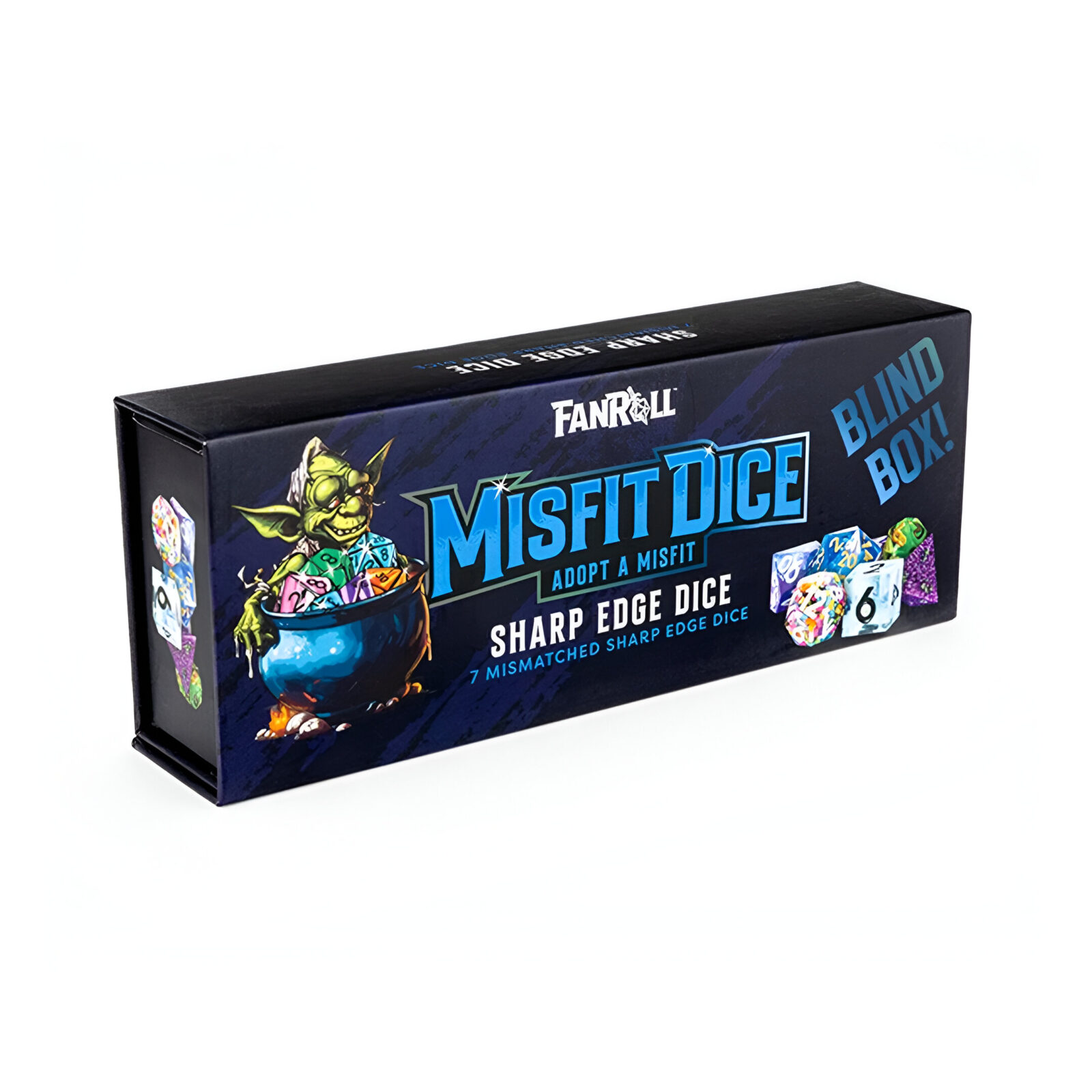Fanroll – Mystery Misfit Sharp Edge Resin Polyhedral Dice Set