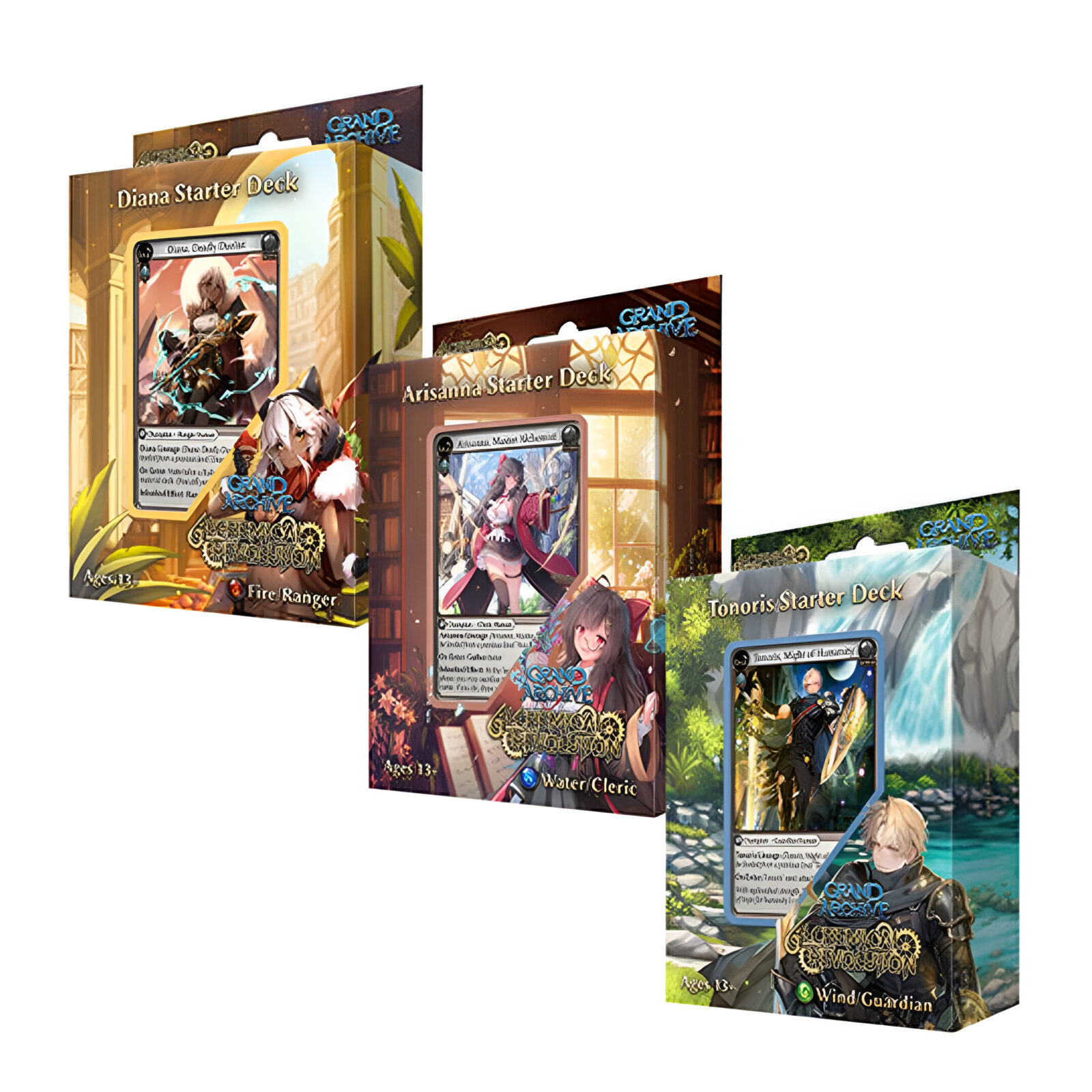 Grand Archive TCG – Alchemical Revolution Starter Deck Display (9 Packs) 3