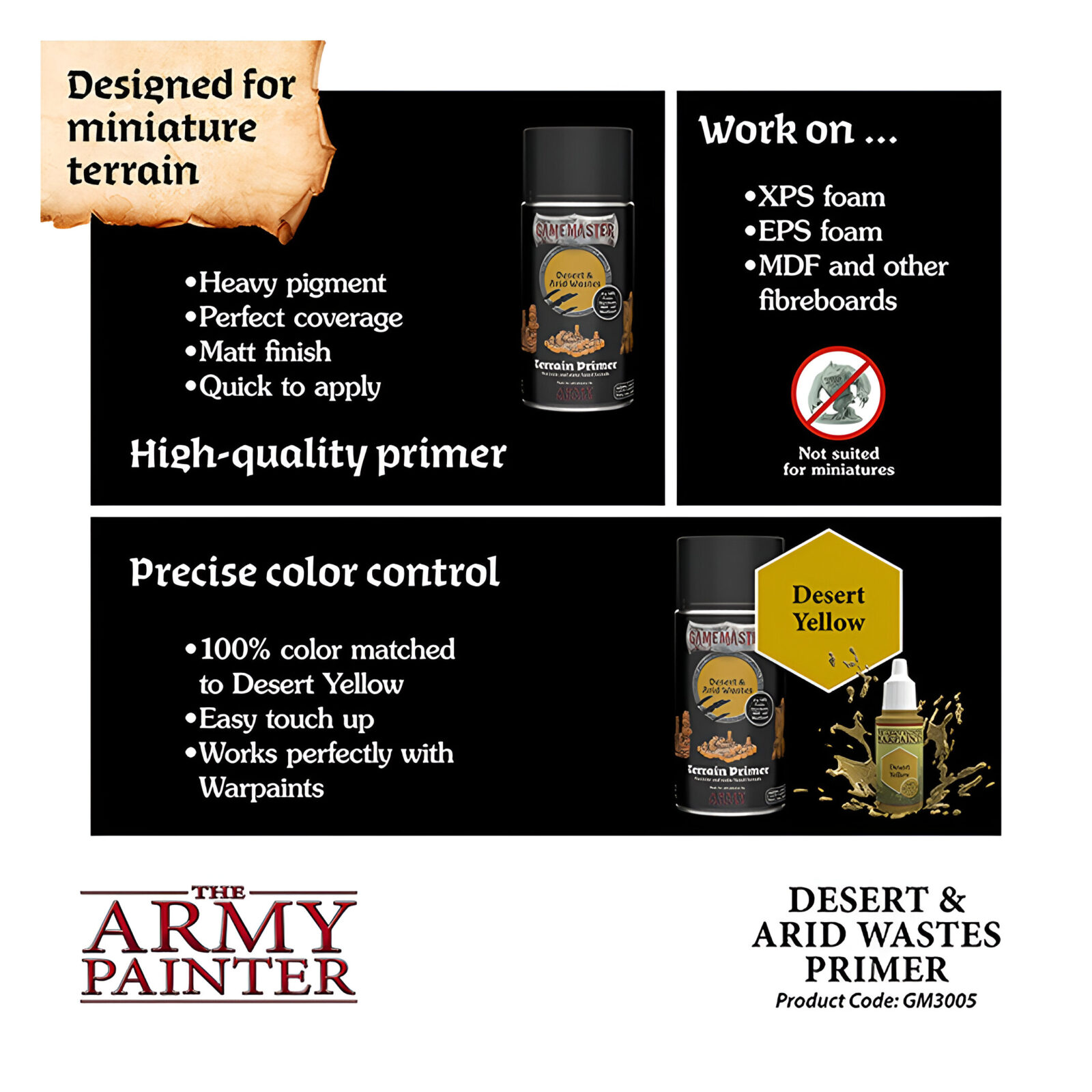 The Army Painter – GameMaster – Terrain Primer Desert & Arid Wastes 3