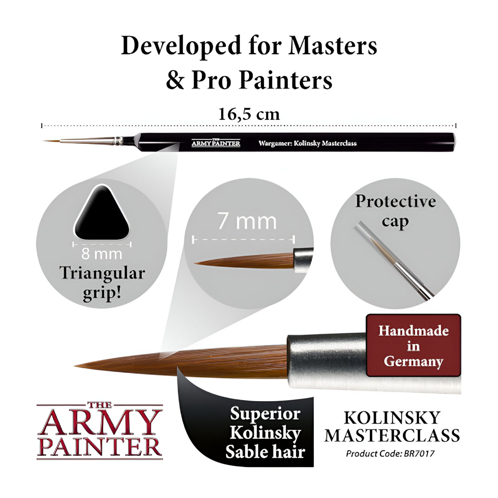 The Army Painter – Wargamer Masterclass Brush 3