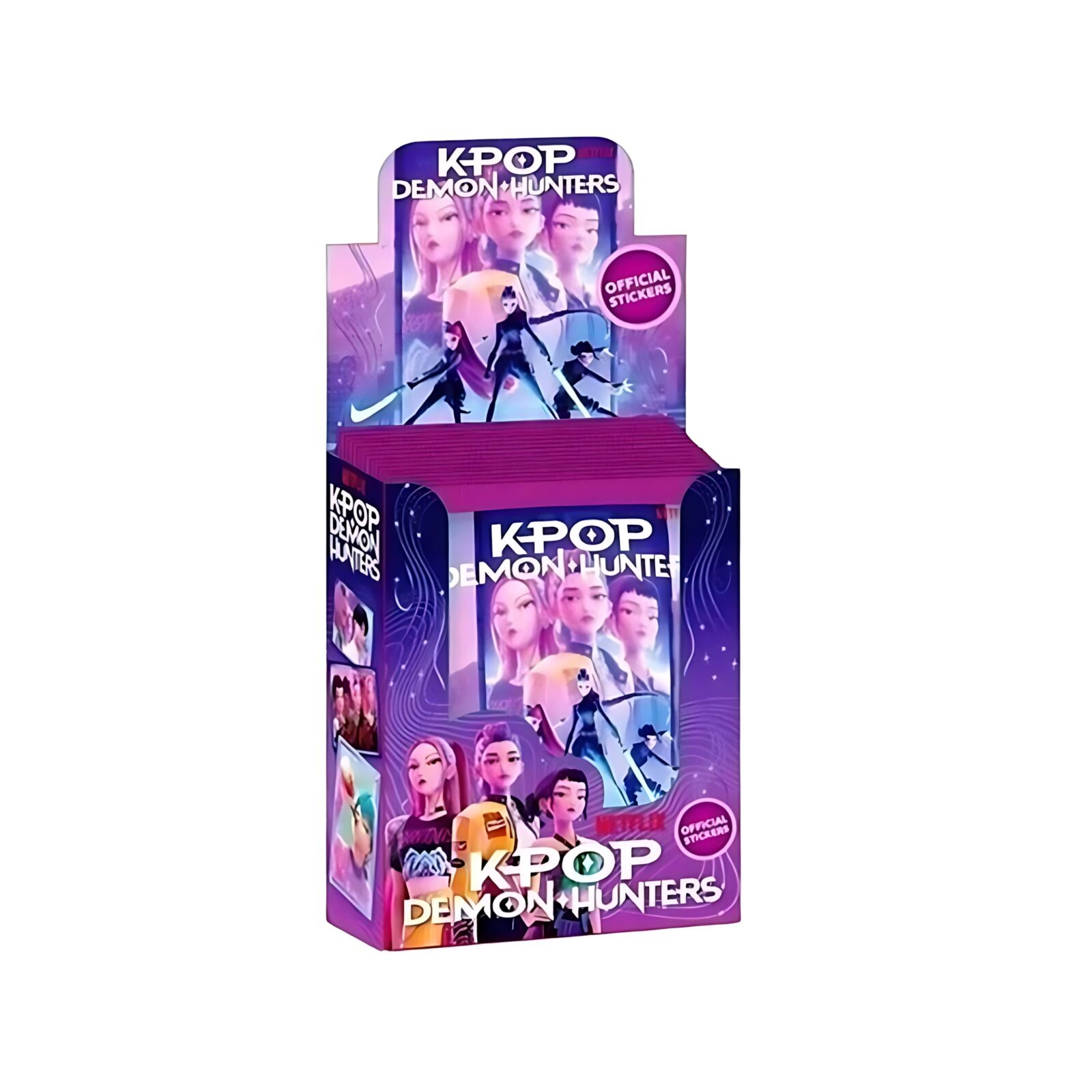 K-Pop Demon Hunters – Collectible Stickers Single Pack Display (40 Packs)