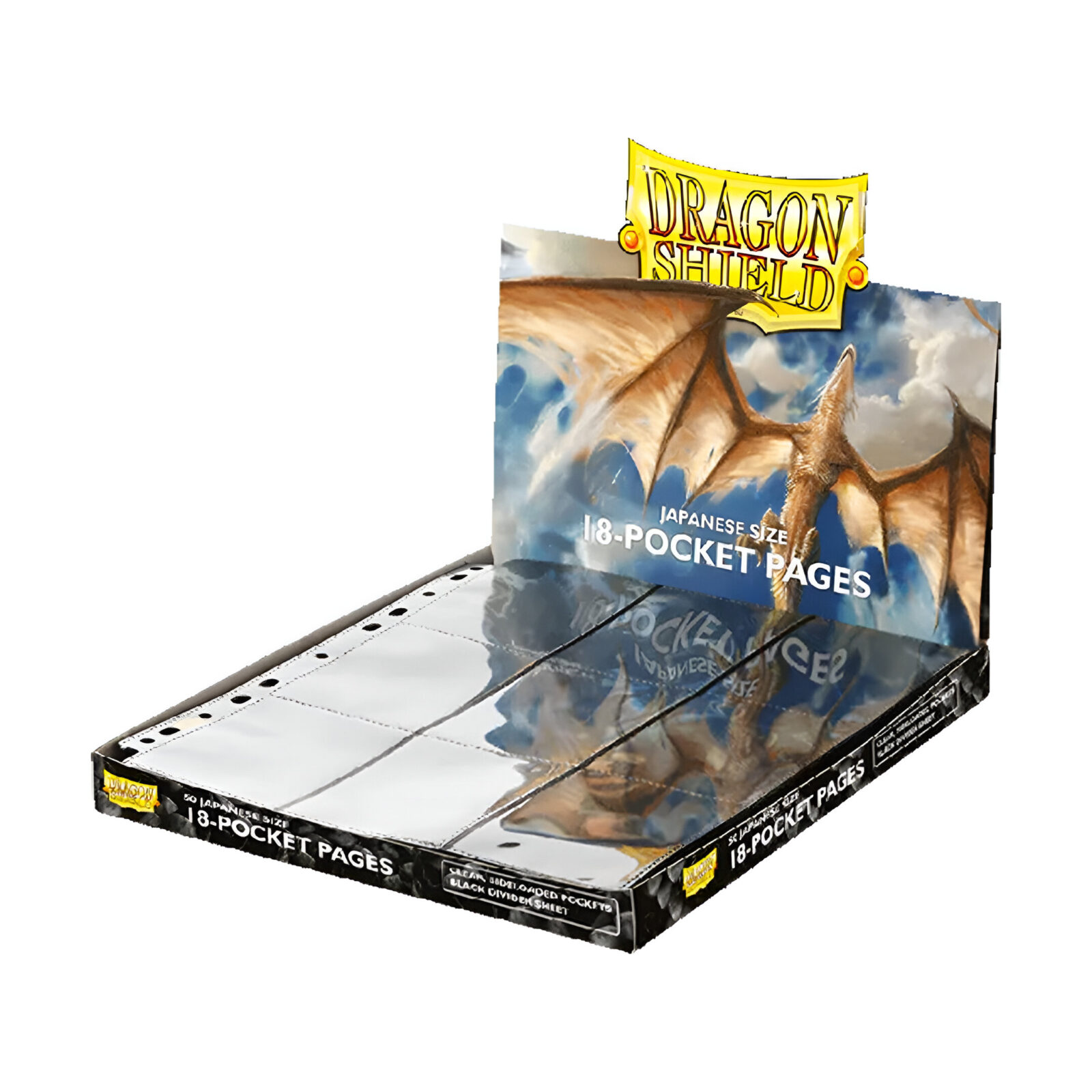 Dragon Shield – 18-Pocket Binder Pages Japanese 50 Pack – Clear Front