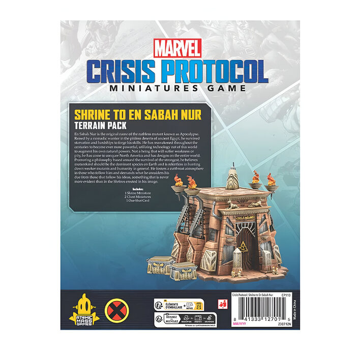 Marvel: Crisis Protocol – Shrine to En Sabah Nur Terrain Pack 4