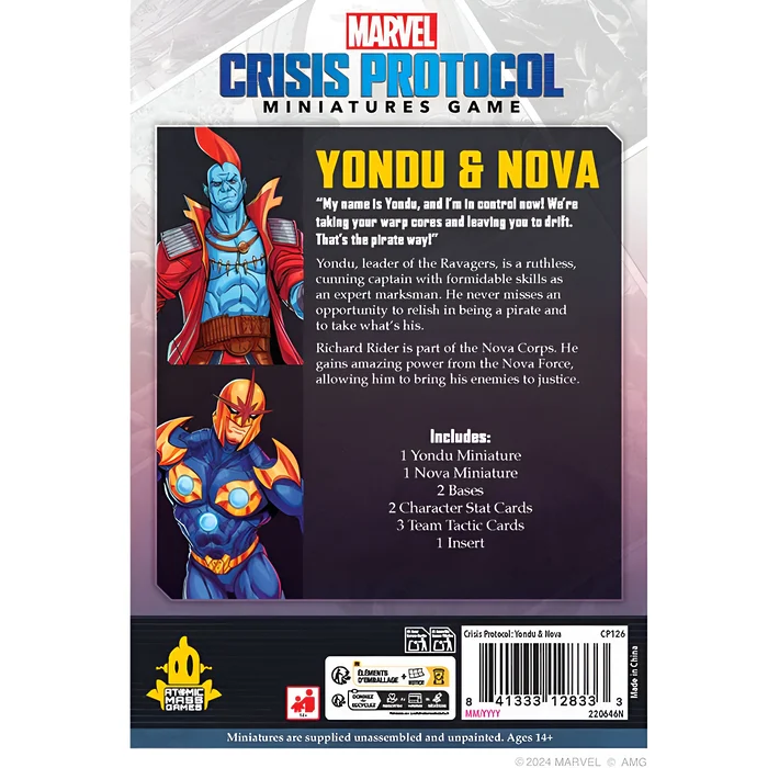 Marvel: Crisis Protocol Nova & Yondu 4