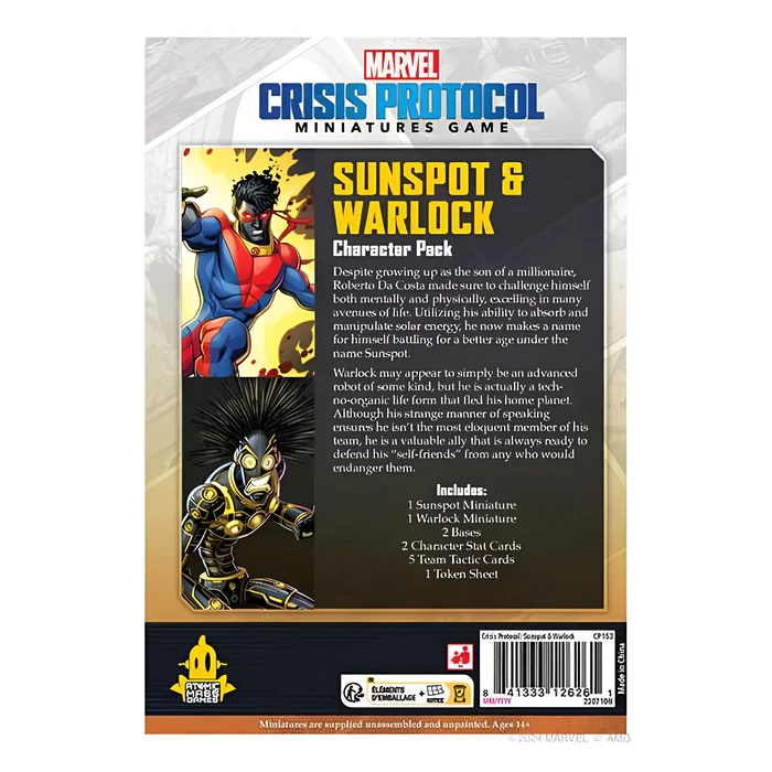 Marvel: Crisis Protocol – Sunspot & Warlock 4