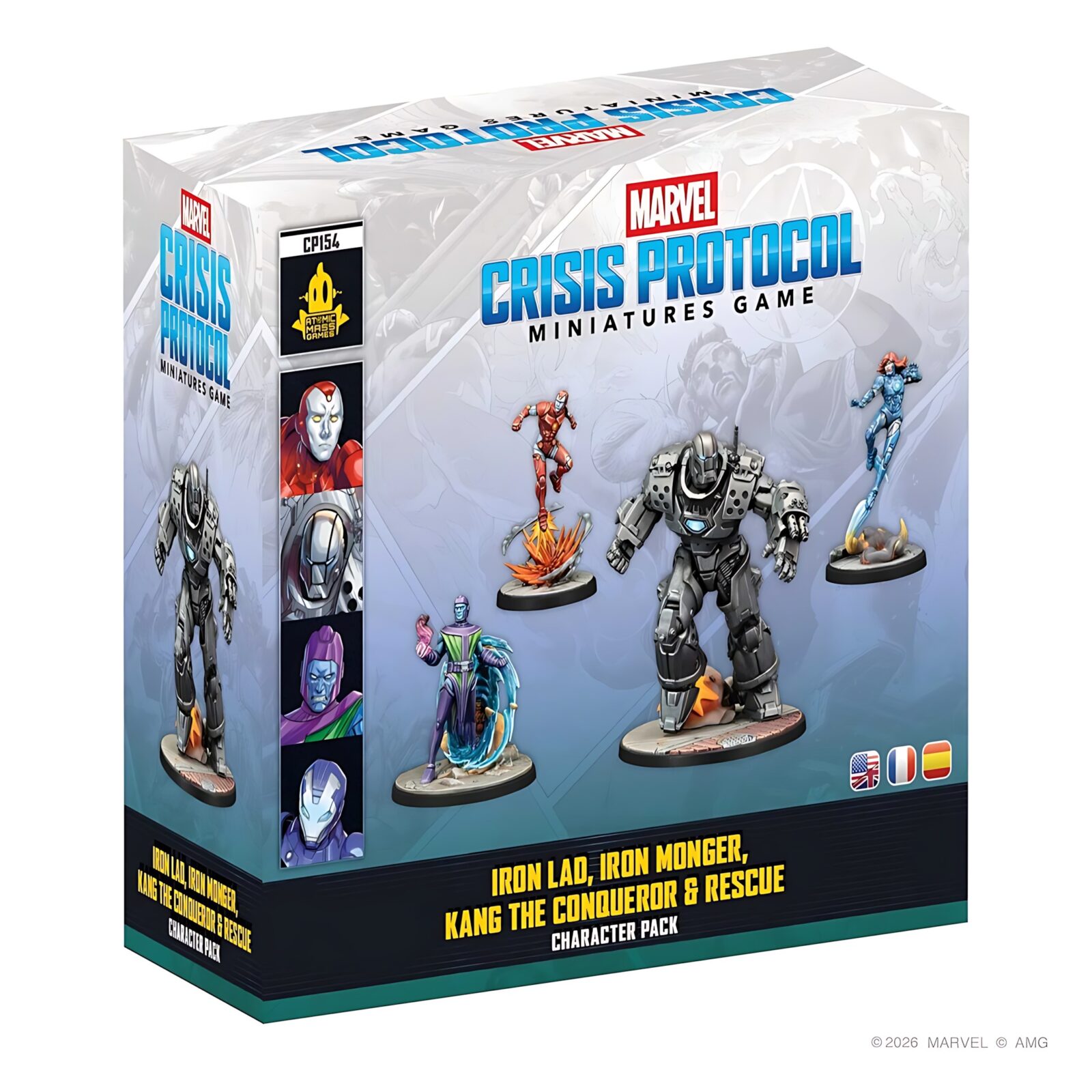 Marvel: Crisis Protocol Iron Lad, Iron Monder, Kang The Conqueror & Rescue