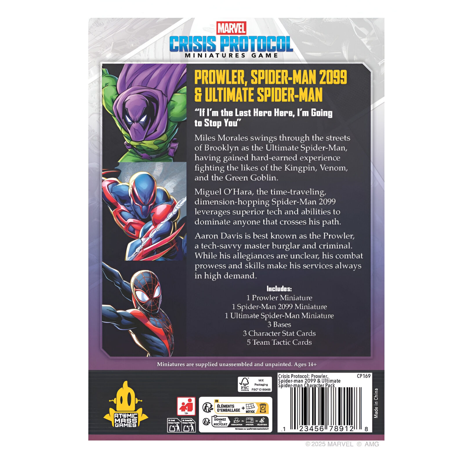 Marvel: Crisis Protocol – Prowler, Spider-Man 2099 & Ultimate Spider-Man 3