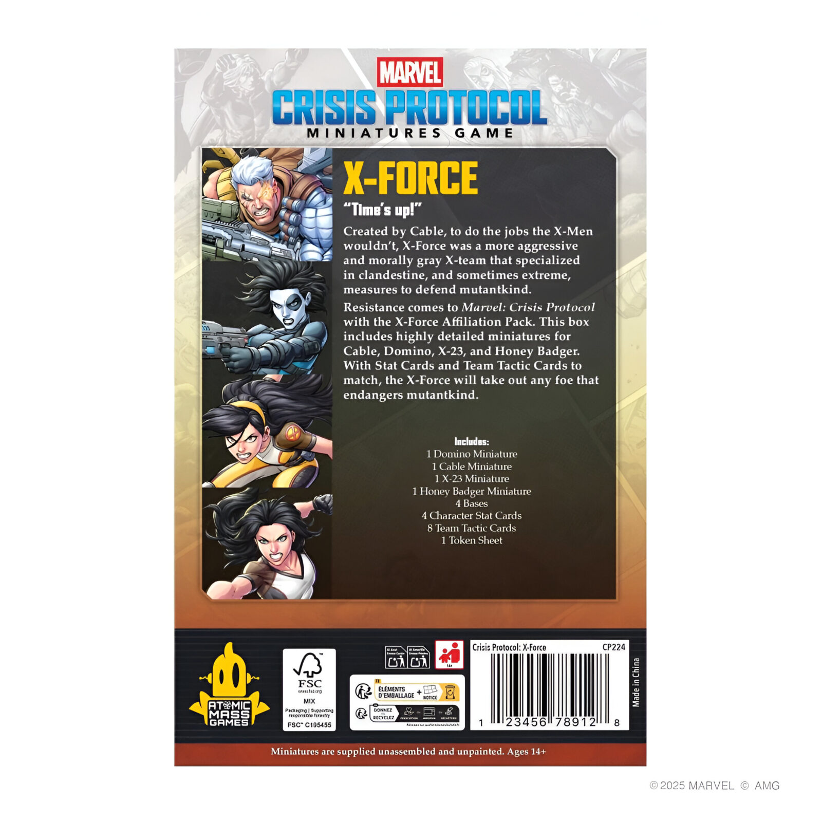 Marvel: Crisis Protocol X-Force Affiliation Pack 3