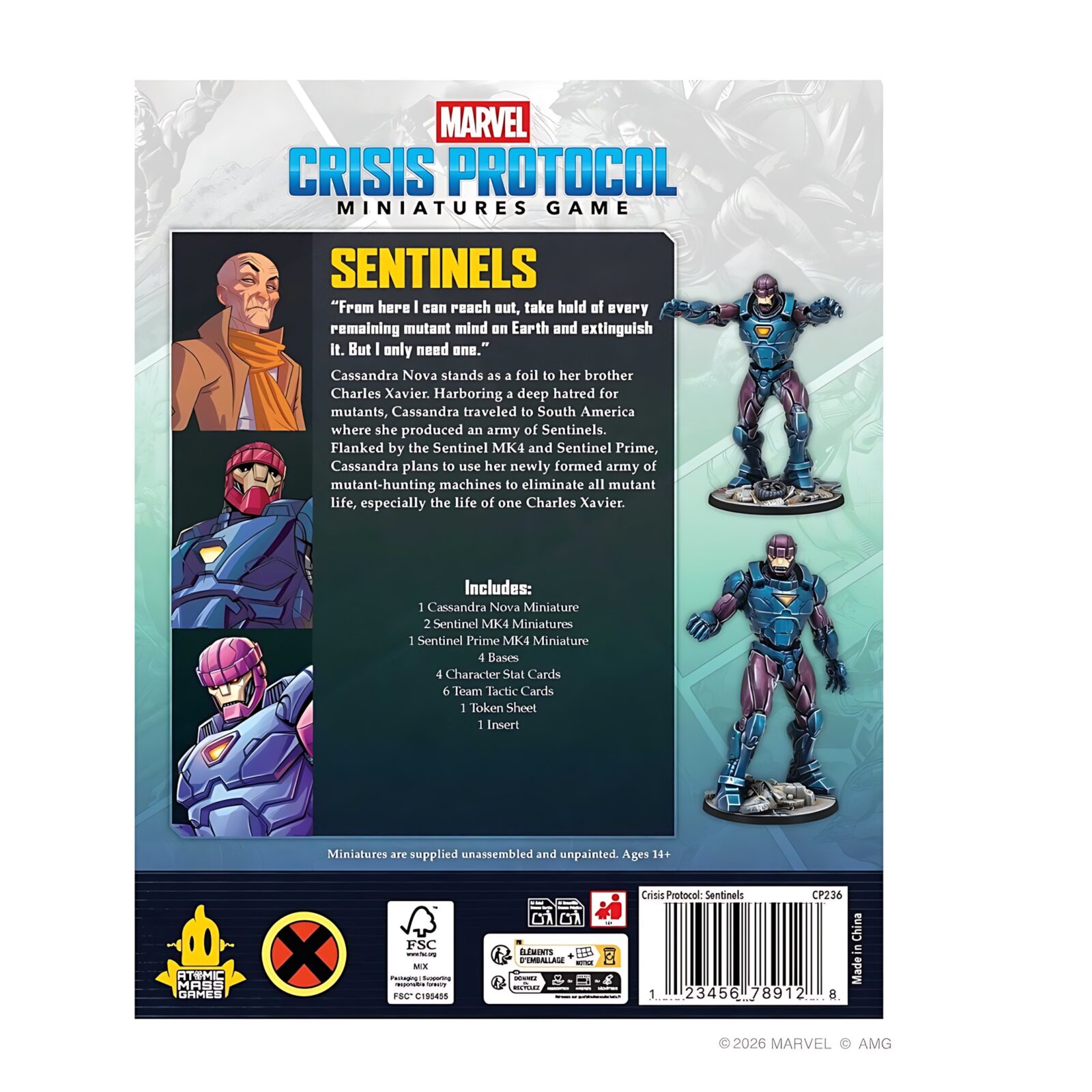 Marvel Crisis: Protocol X-Men Sentinels Affiliation Pack 3