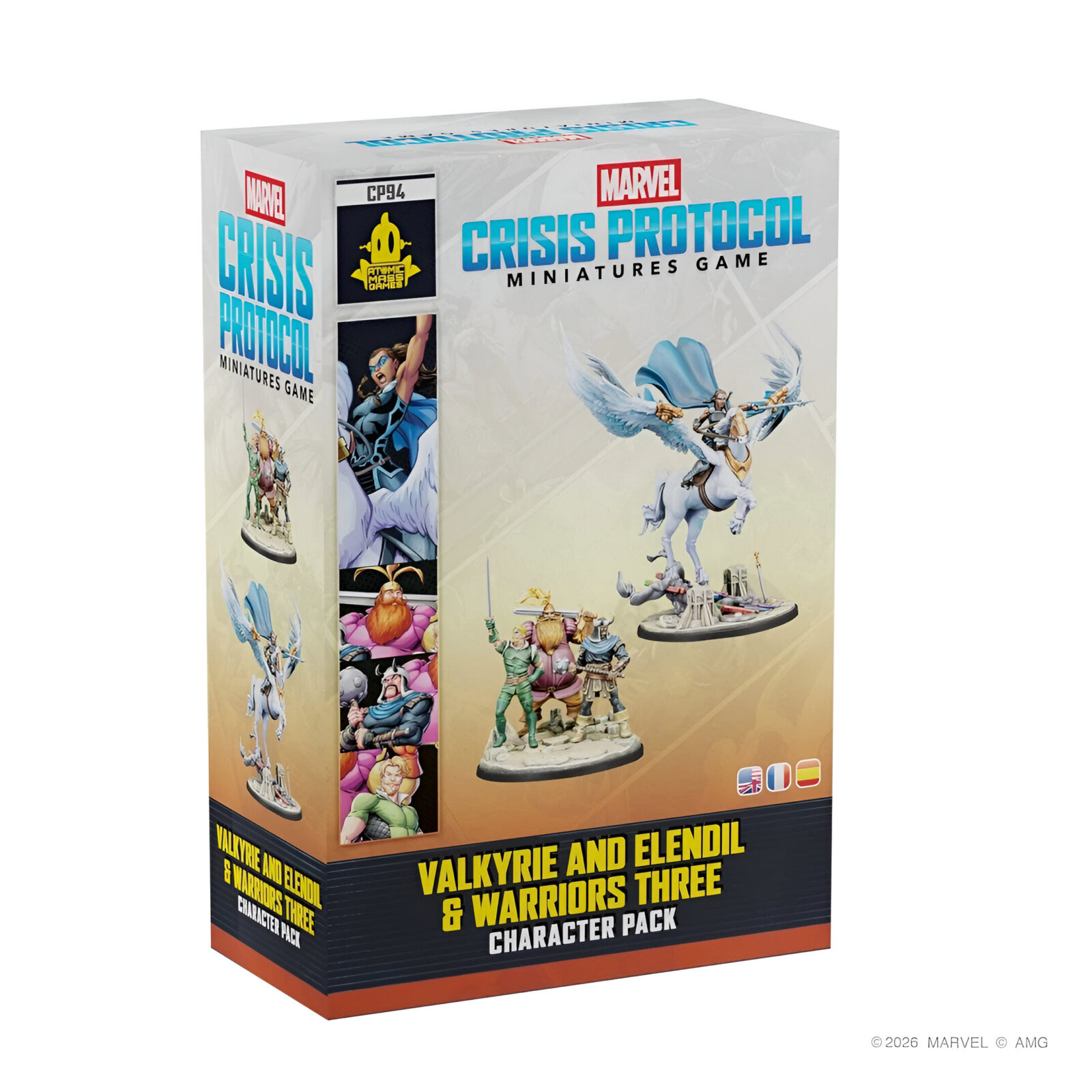 Marvel: Crisis Protocol Valkyrie on Aragon & Warriors Three