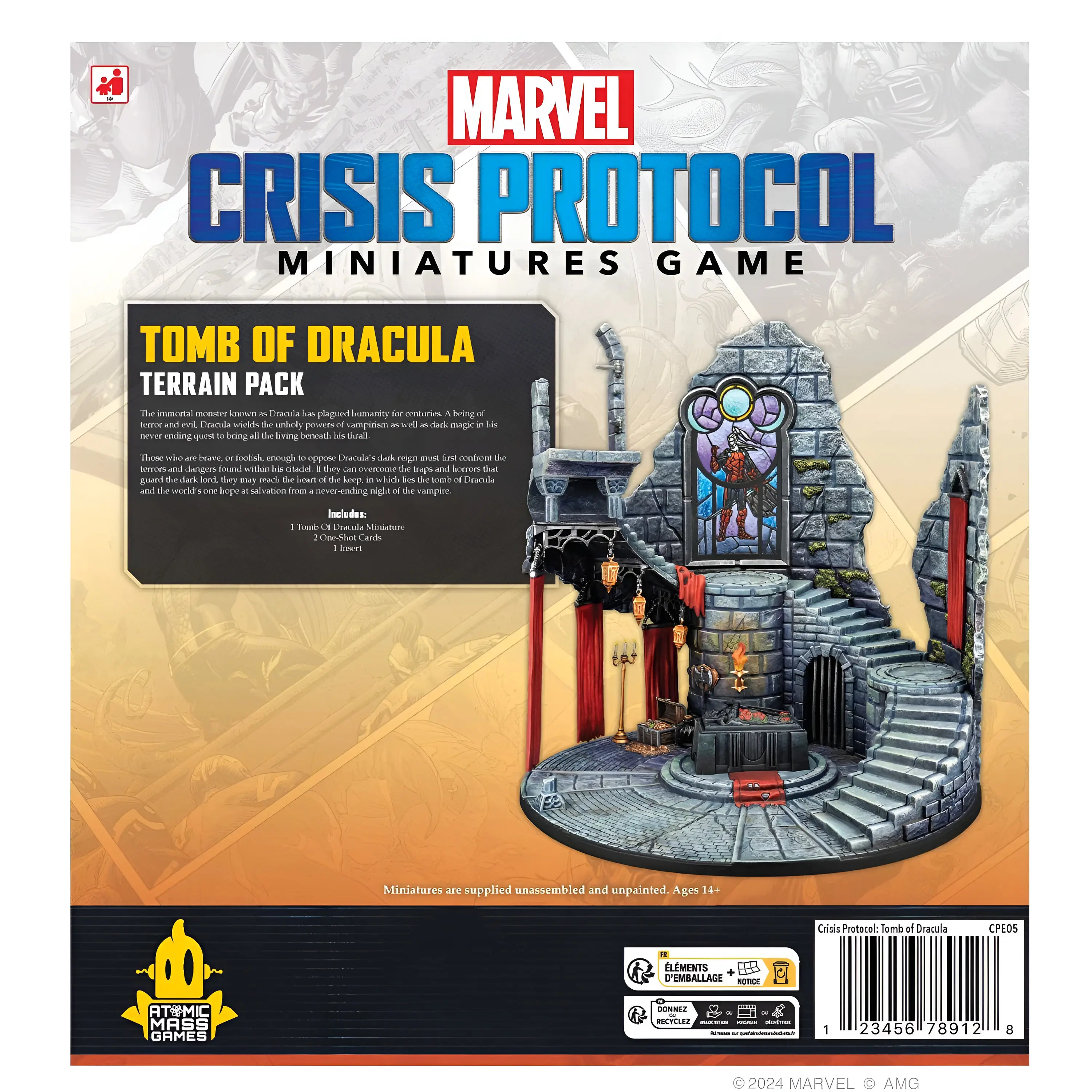 Marvel: Crisis Protocol – Tomb Of Dracula Terrain Pack 4