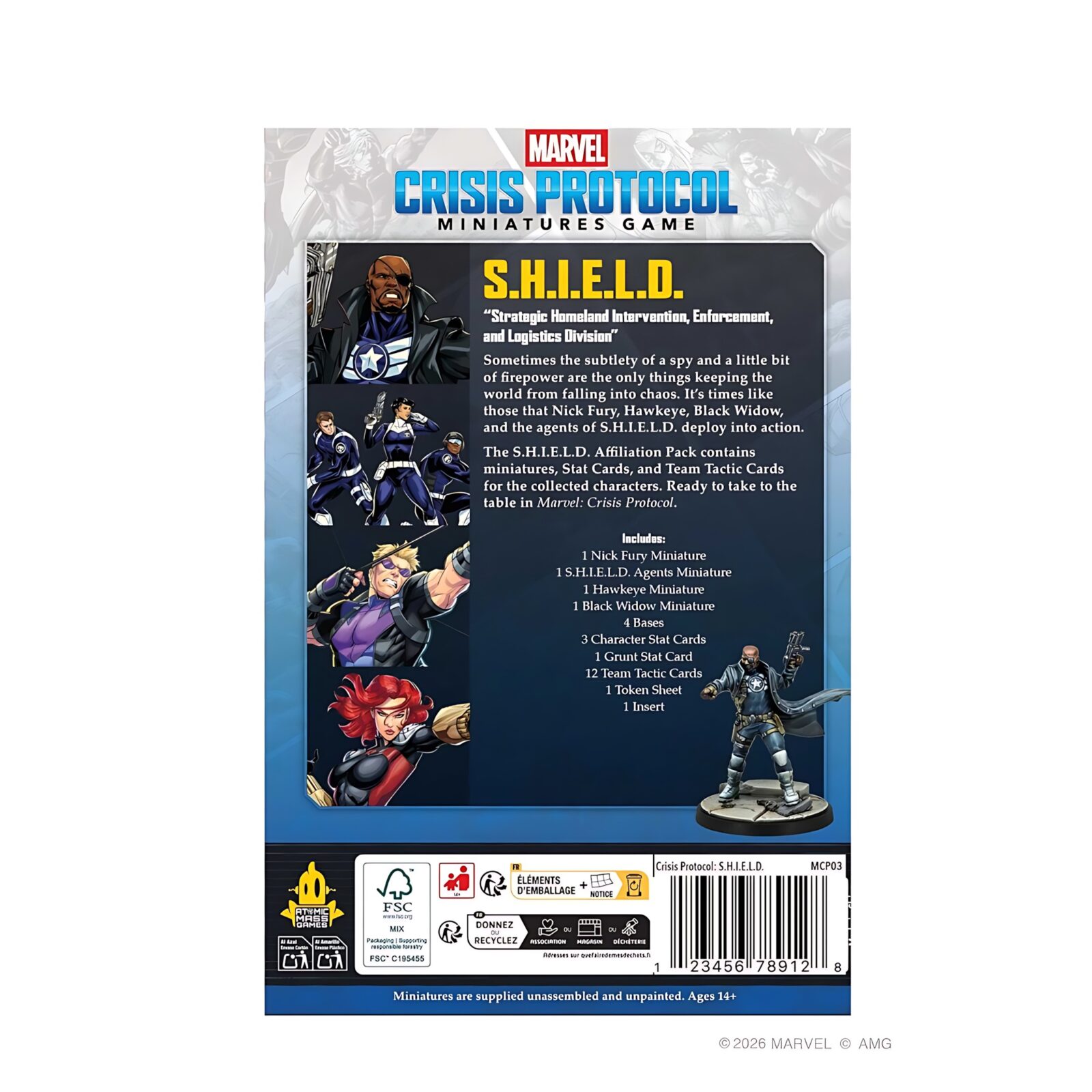 Marvel: Crisis Protocol – S.H.I.E.L.D Affiliation Pack 17 Marvel: Crisis Protocol – S.H.I.E.L.D Affiliation Pack 17