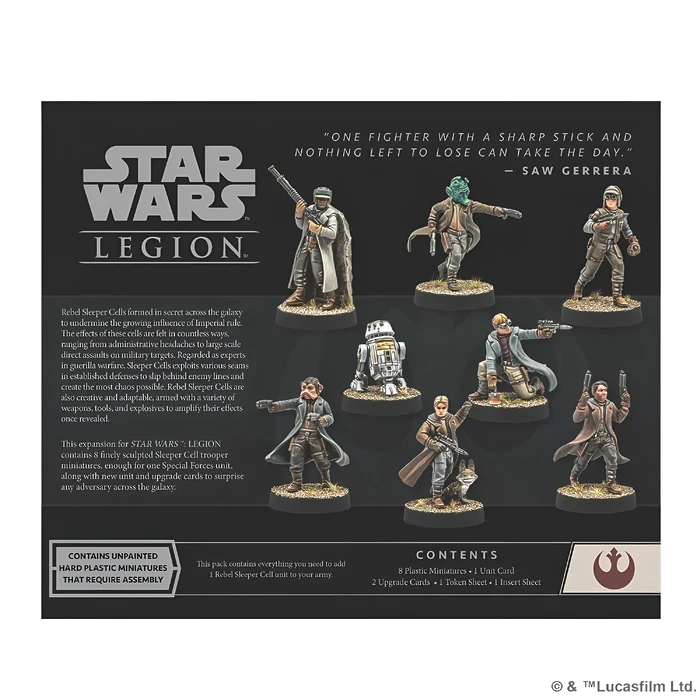 Star Wars Legion: Rebel Sleeper Cell Expansion 4