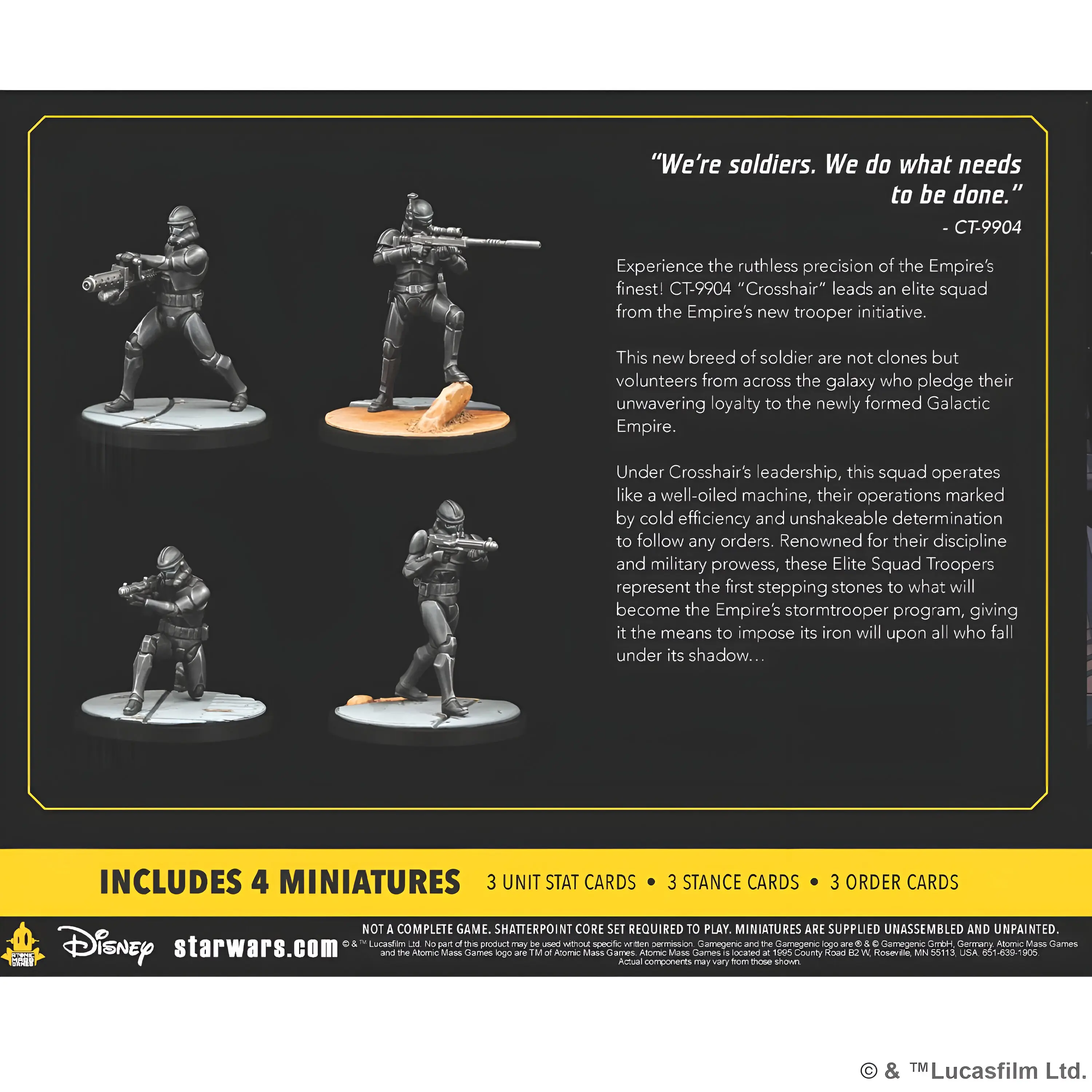 Star Wars: Shatterpoint: Good Soldiers Follow Orders Squad Pack 4
