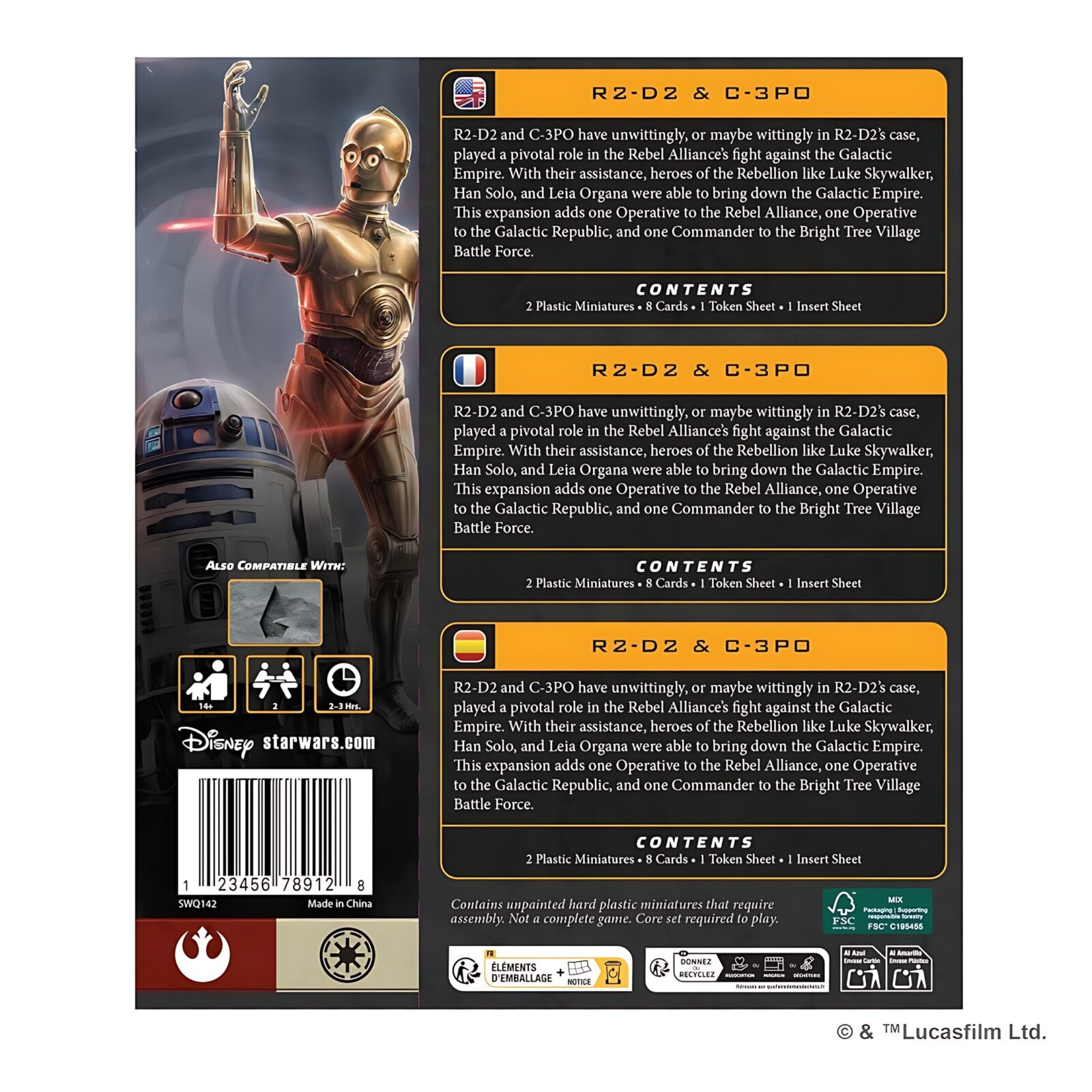 Star Wars: Legion R2-D2 & C-3P0 Operative Expansion 3
