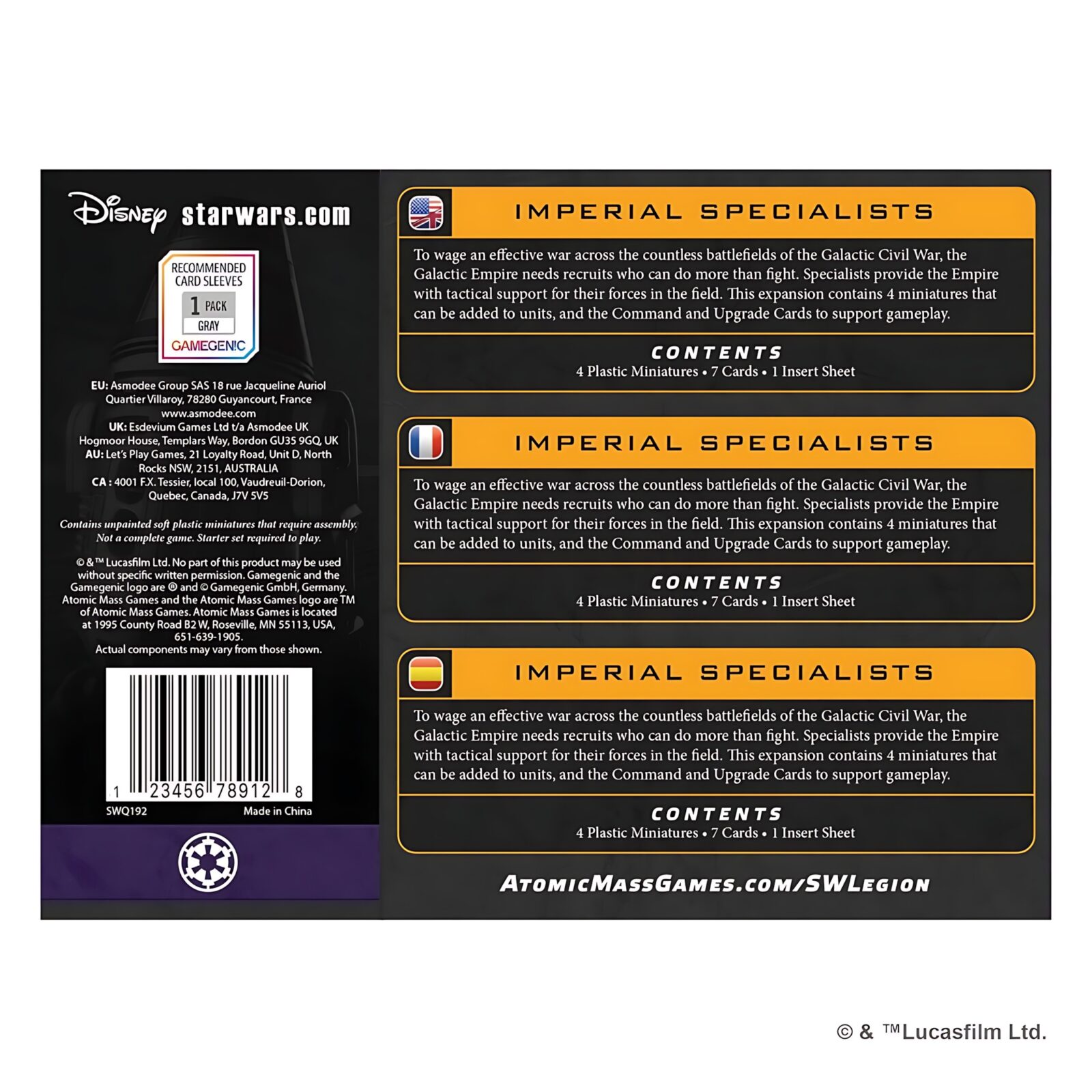 Star Wars: Legion – Imperial Specialists 3