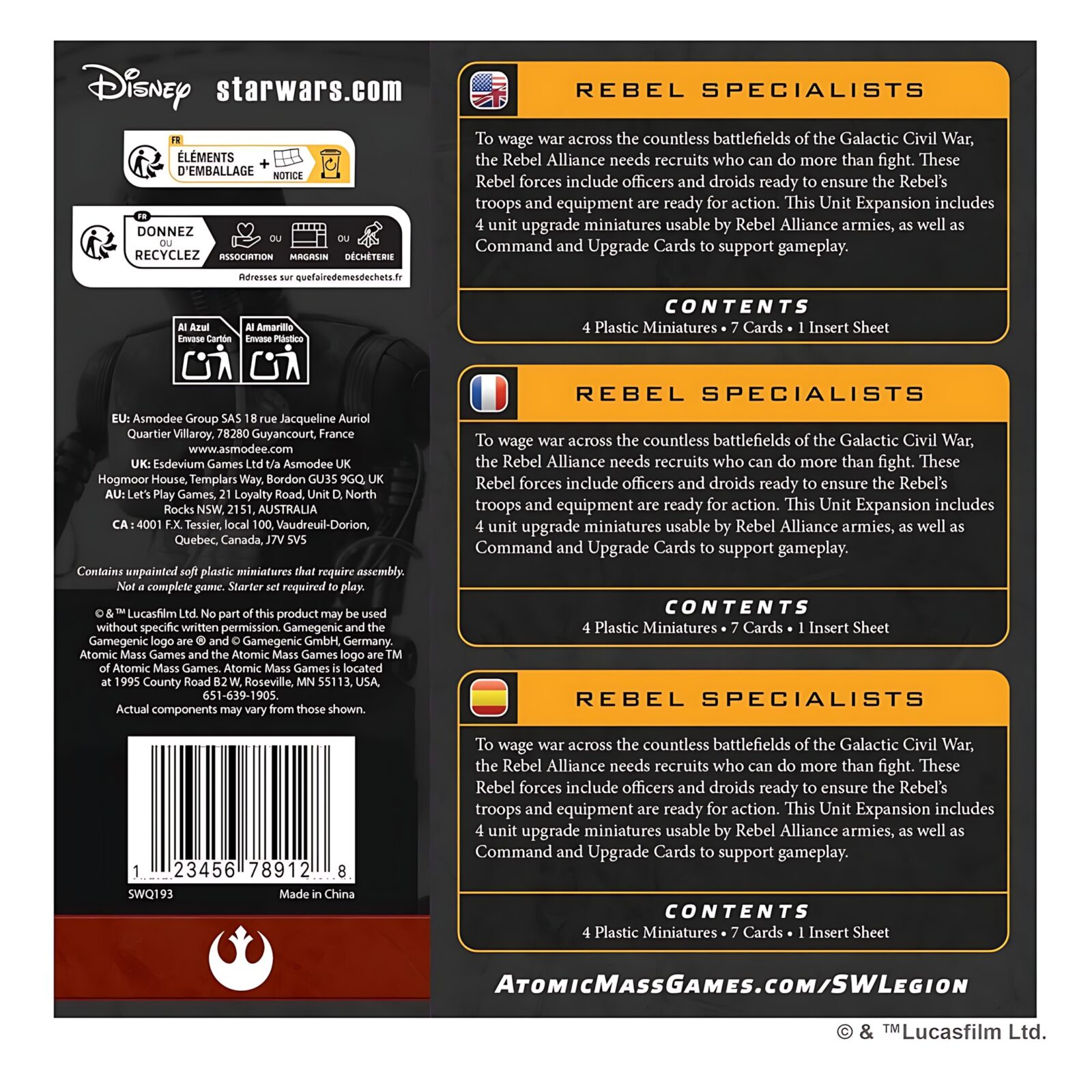 Star Wars: Legion – Rebel Specialists 3