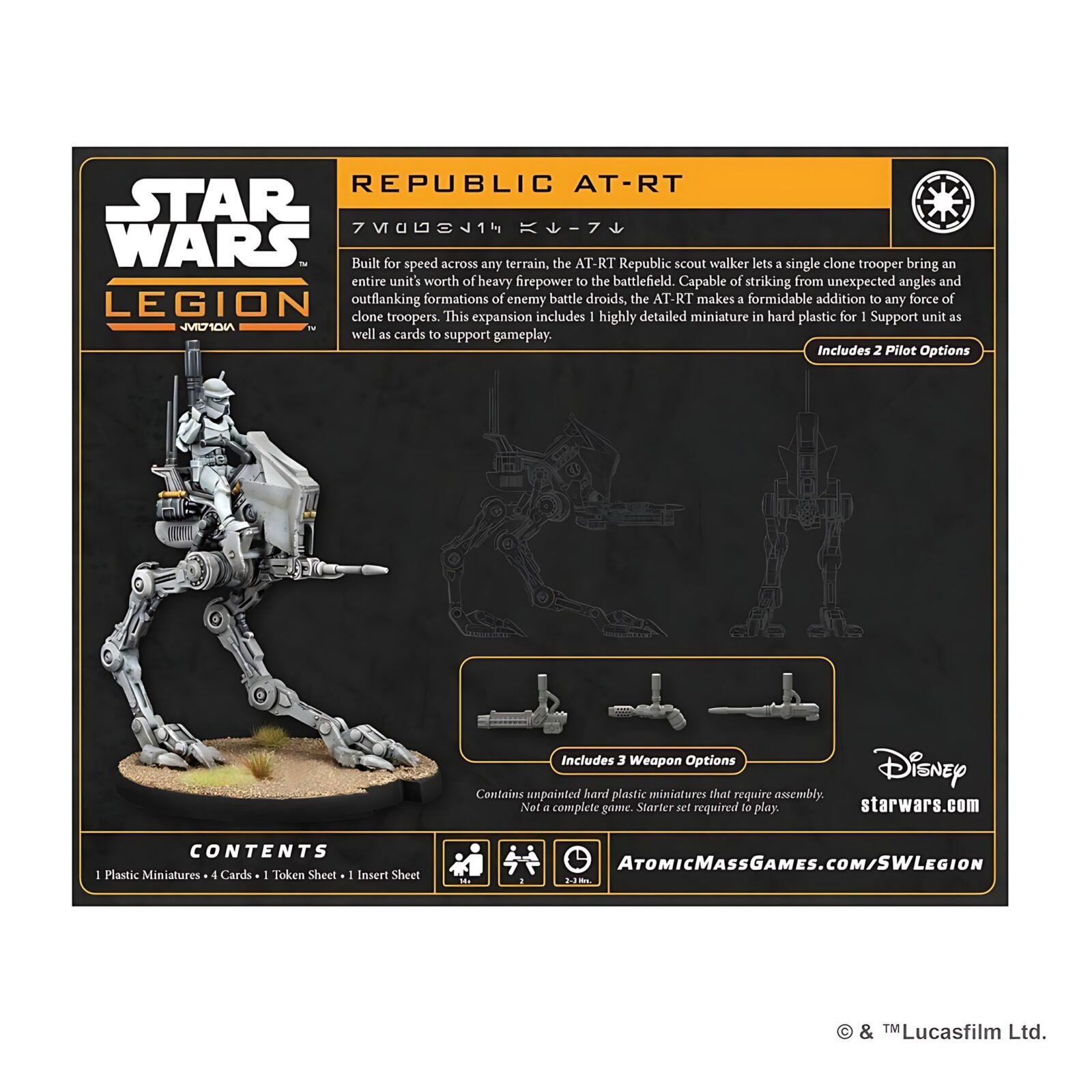Star Wars: Legion Republic AT-RT 3
