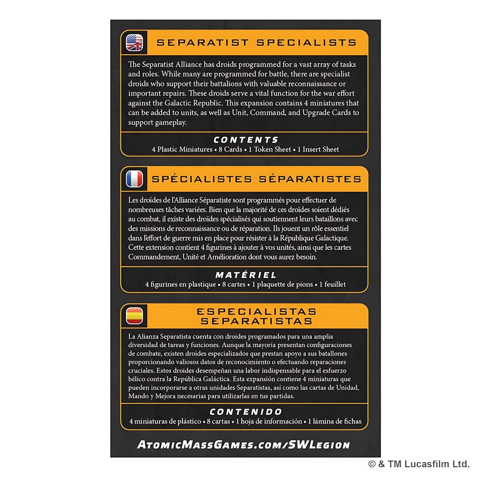 Star Wars: Legion – Separatist Specialists 3