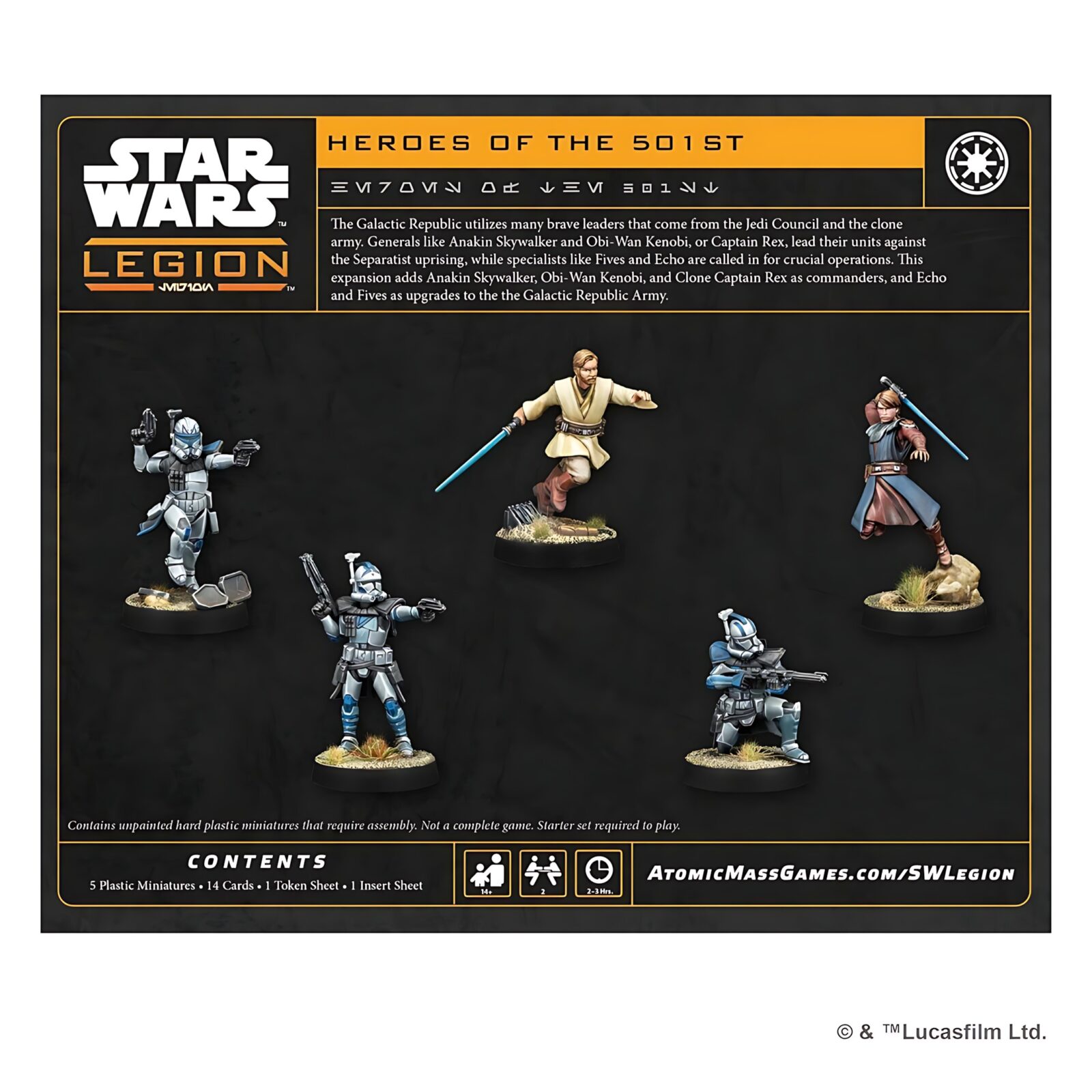 Star Wars: Legion Heroes of the 501st Character Pack 3
