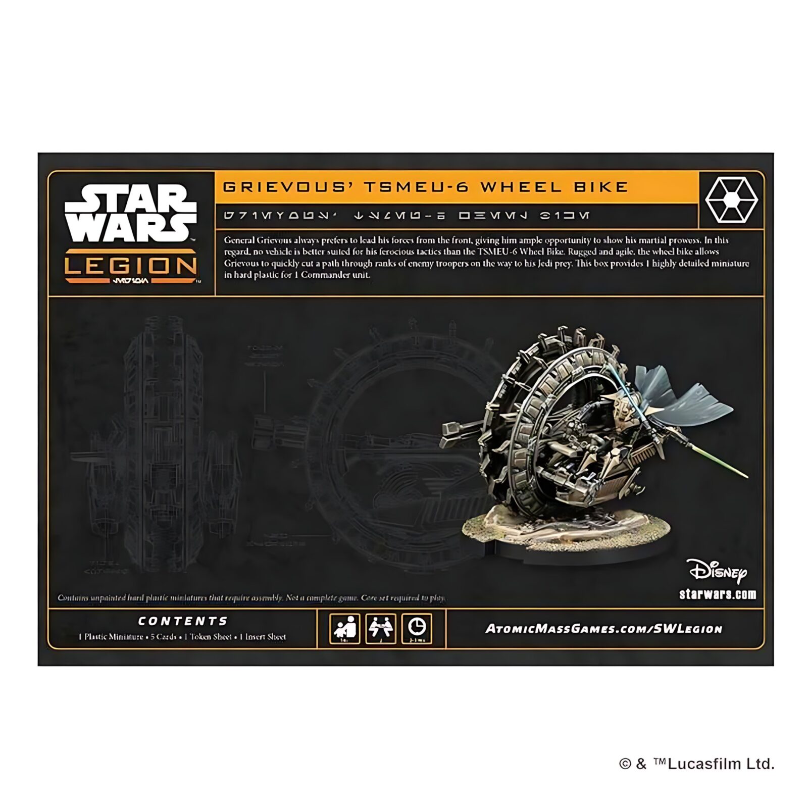 Star Wars: Legion – General Grievous’ TSMEU-6 Wheel Bike 3 Star Wars: Legion – General Grievous’ TSMEU-6 Wheel Bike 3
