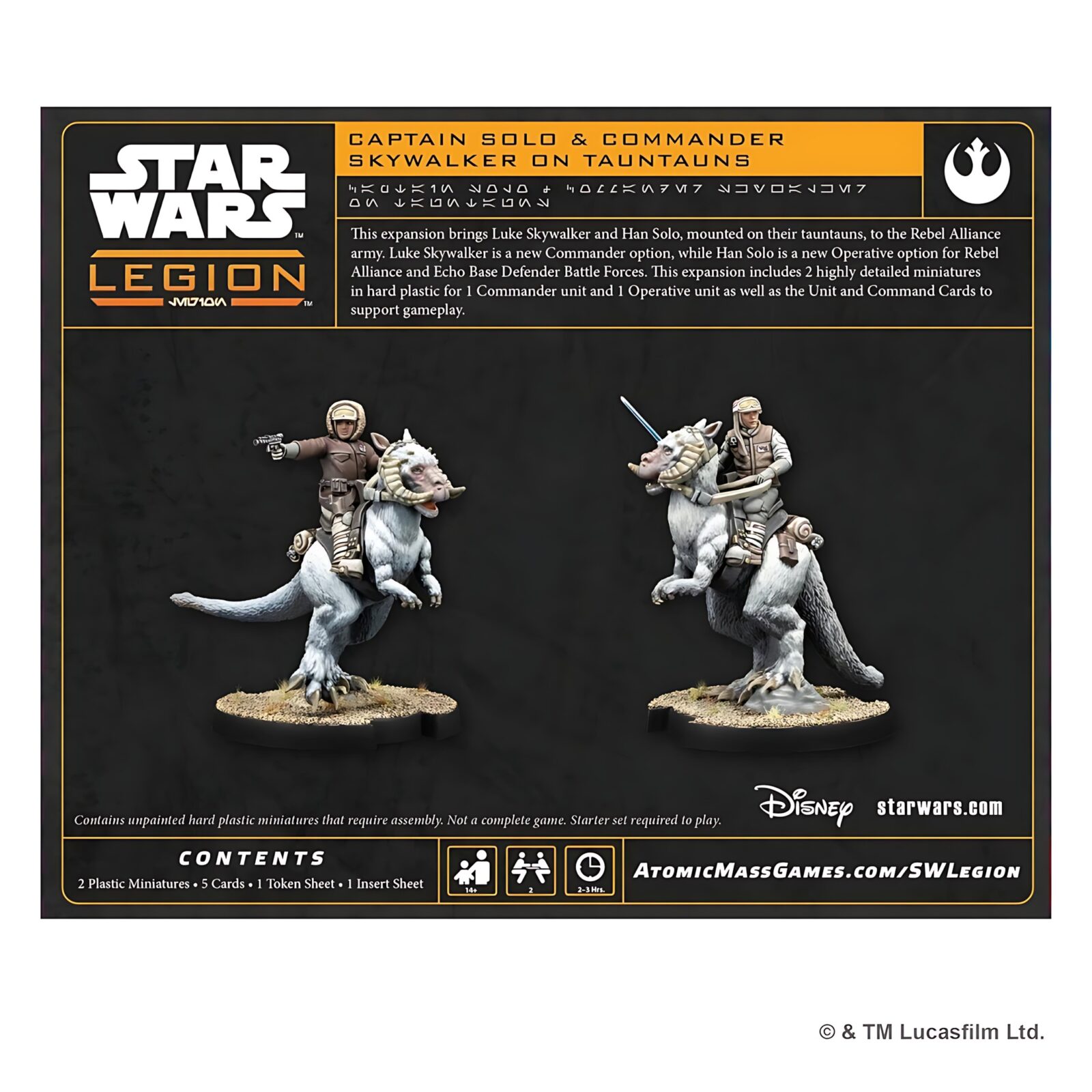 Star Wars: Legion – Captain Solo & Commander Skywalker on Tauntuns 3