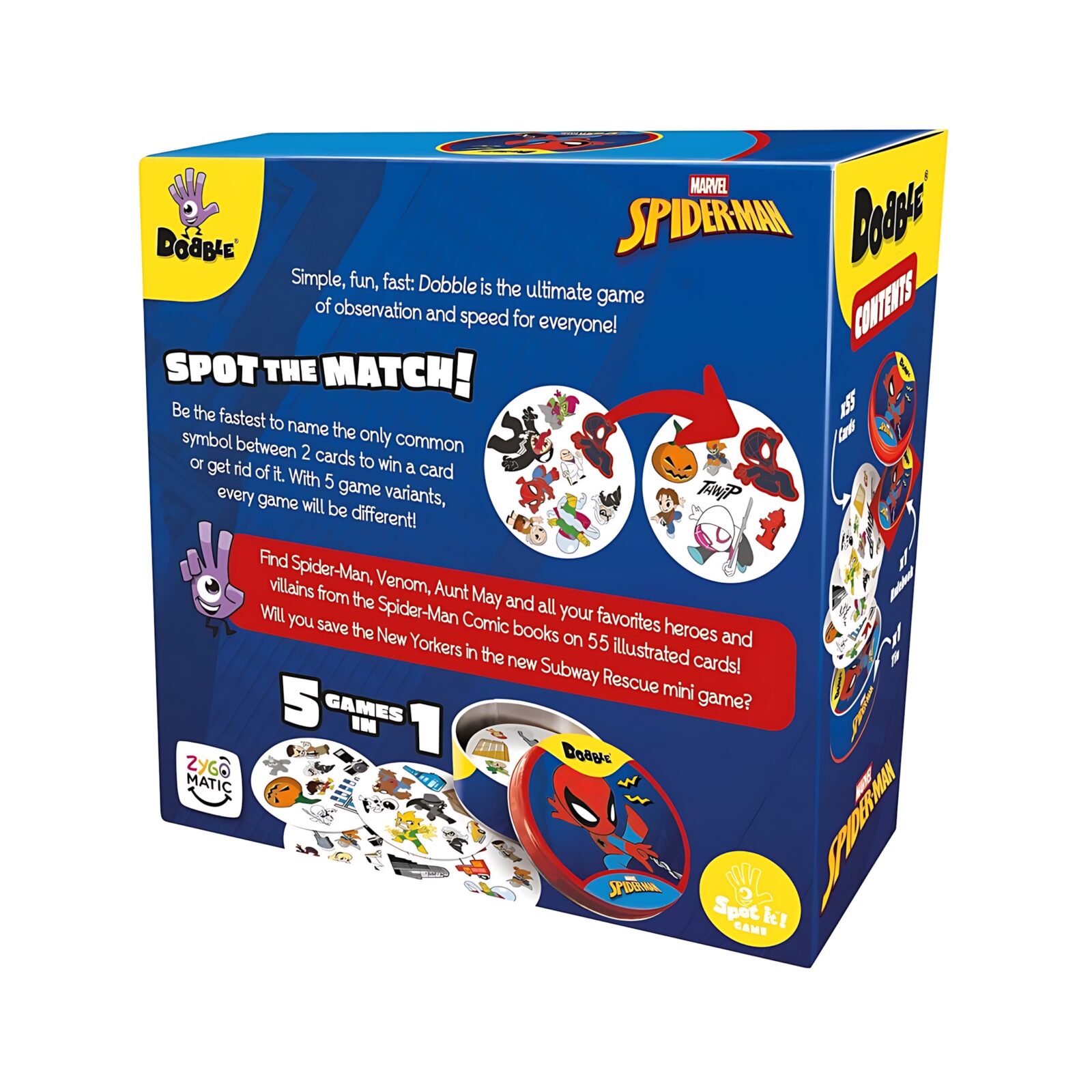 Dobble Spiderman (Eco Sleeve) 3 Dobble Spiderman (Eco Sleeve) 3