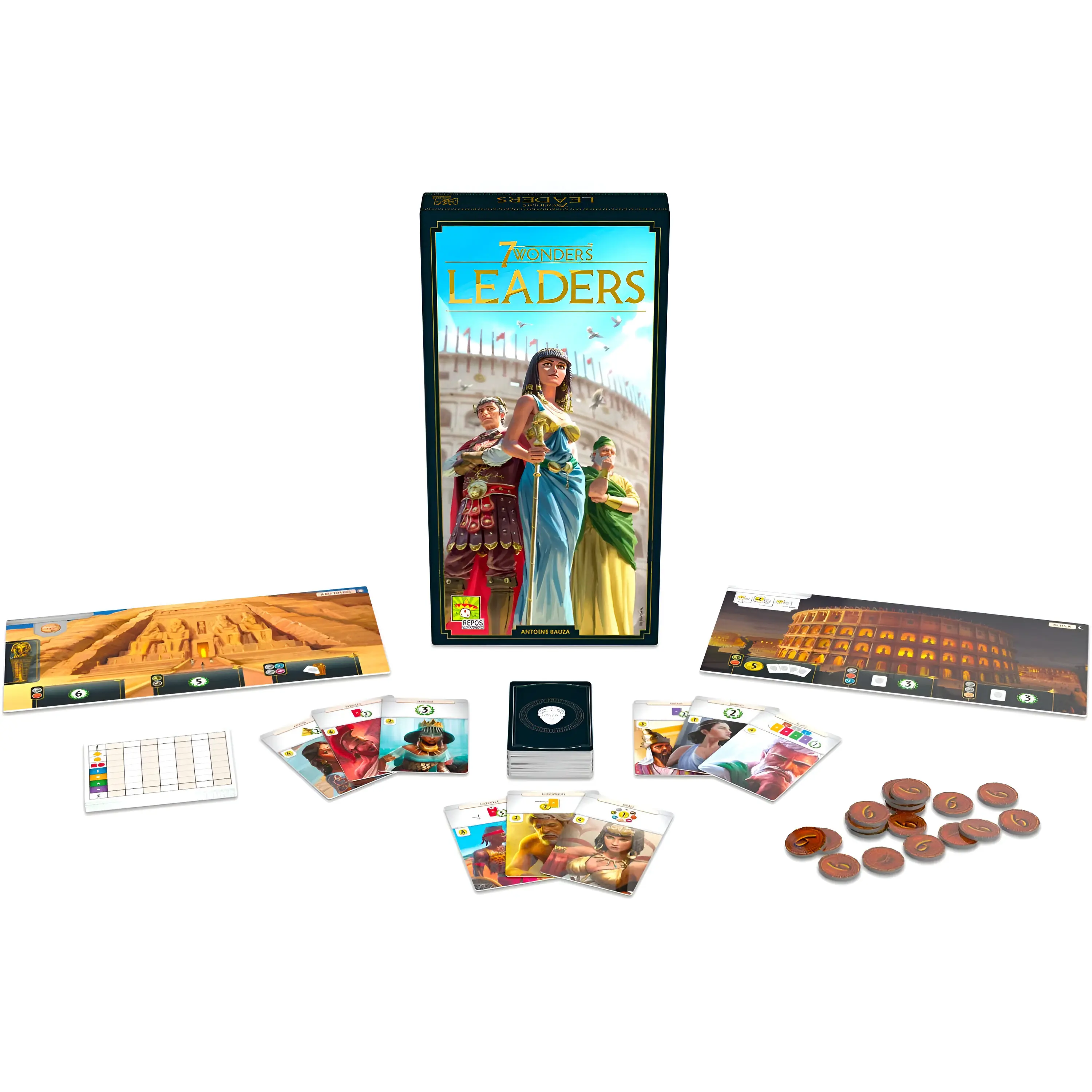 7 Wonders 2nd Ed: Leaders Expansion 4