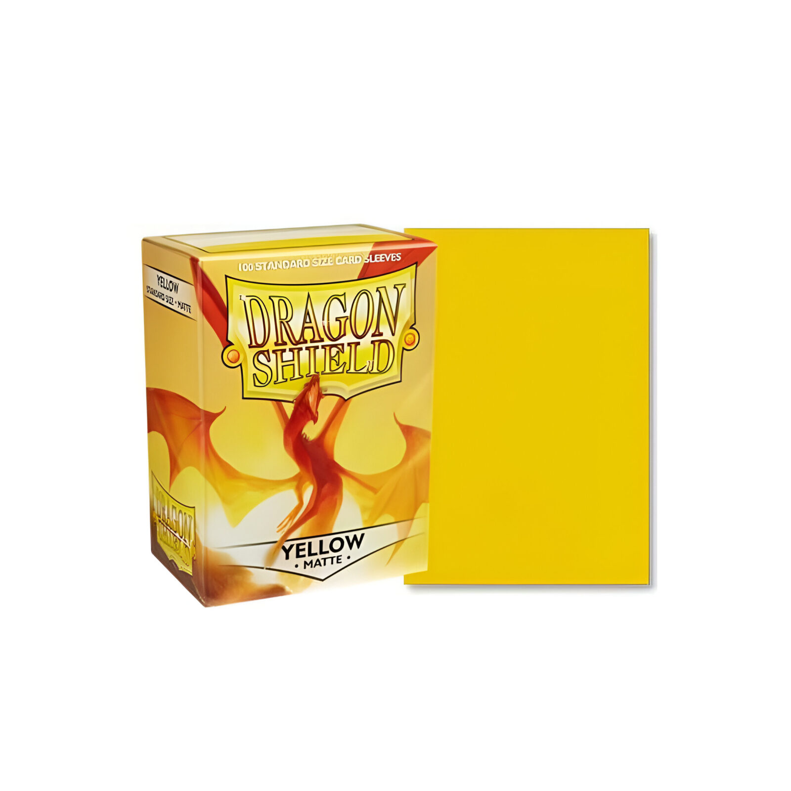 Dragon Shield Matte – Yellow (100 ct. in box)