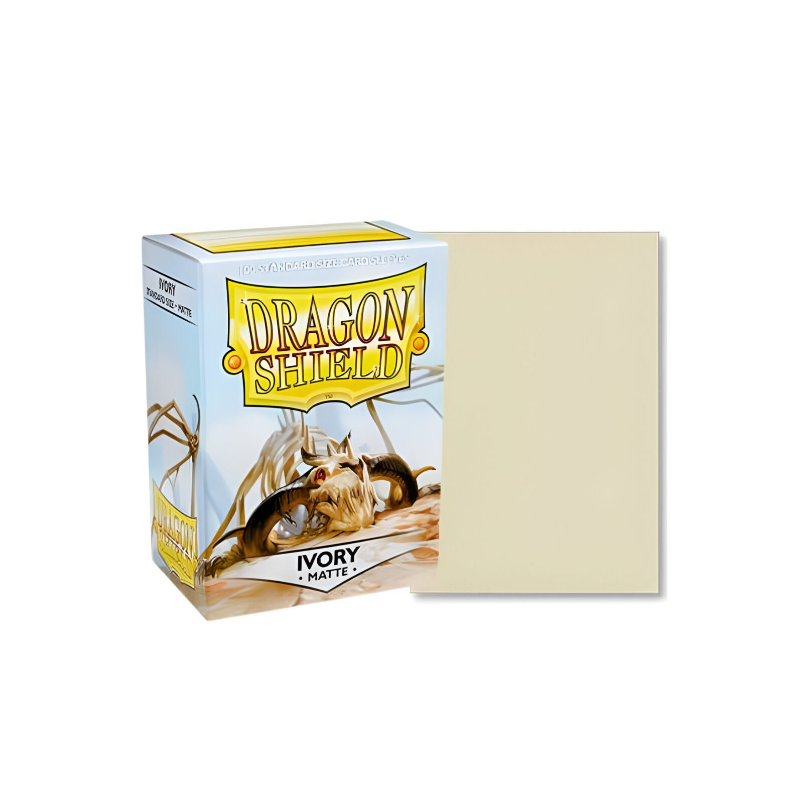 Dragon Shield Matte – Ivory (100 ct. in box)