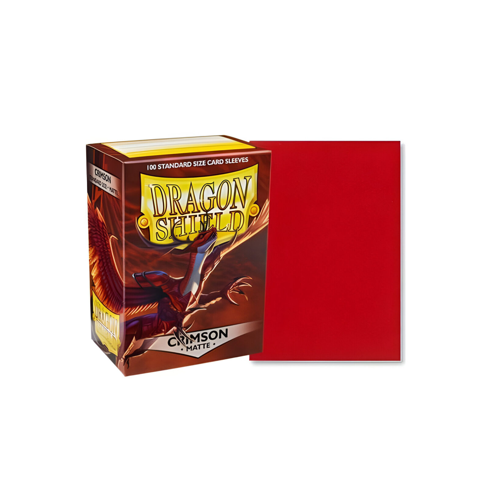 Dragon Shield Matte – Crimson (100 ct. in box)