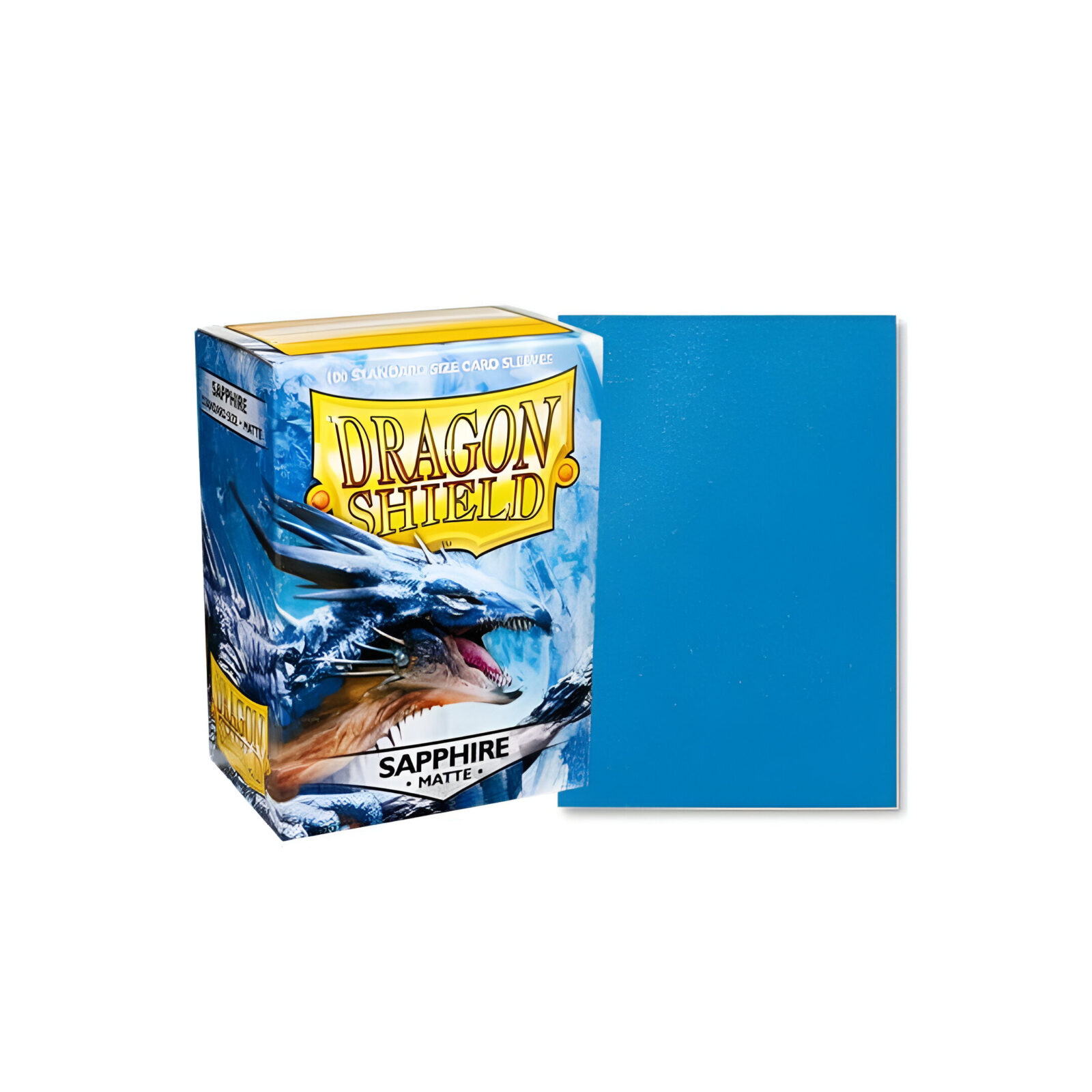 Dragon Shield Matte – Sapphire (100 ct. in box)
