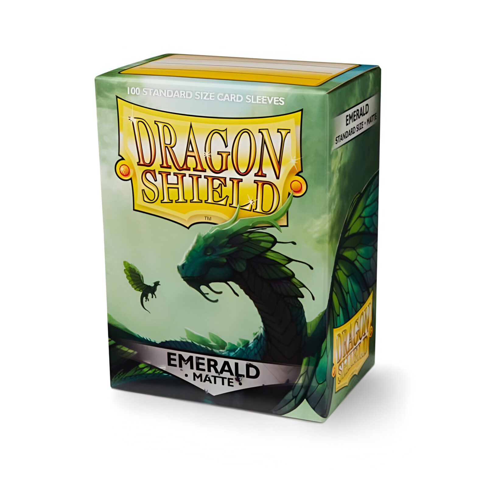 Dragon Shield Matte- Emerald (100 ct.) In Box