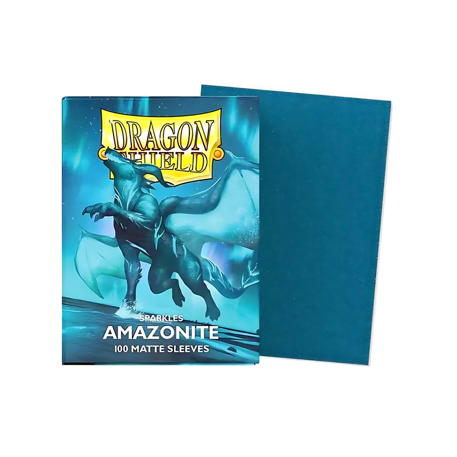 Dragon Shield Matte Standard Sleeves – Sparkles Amazonite (100 ct.)