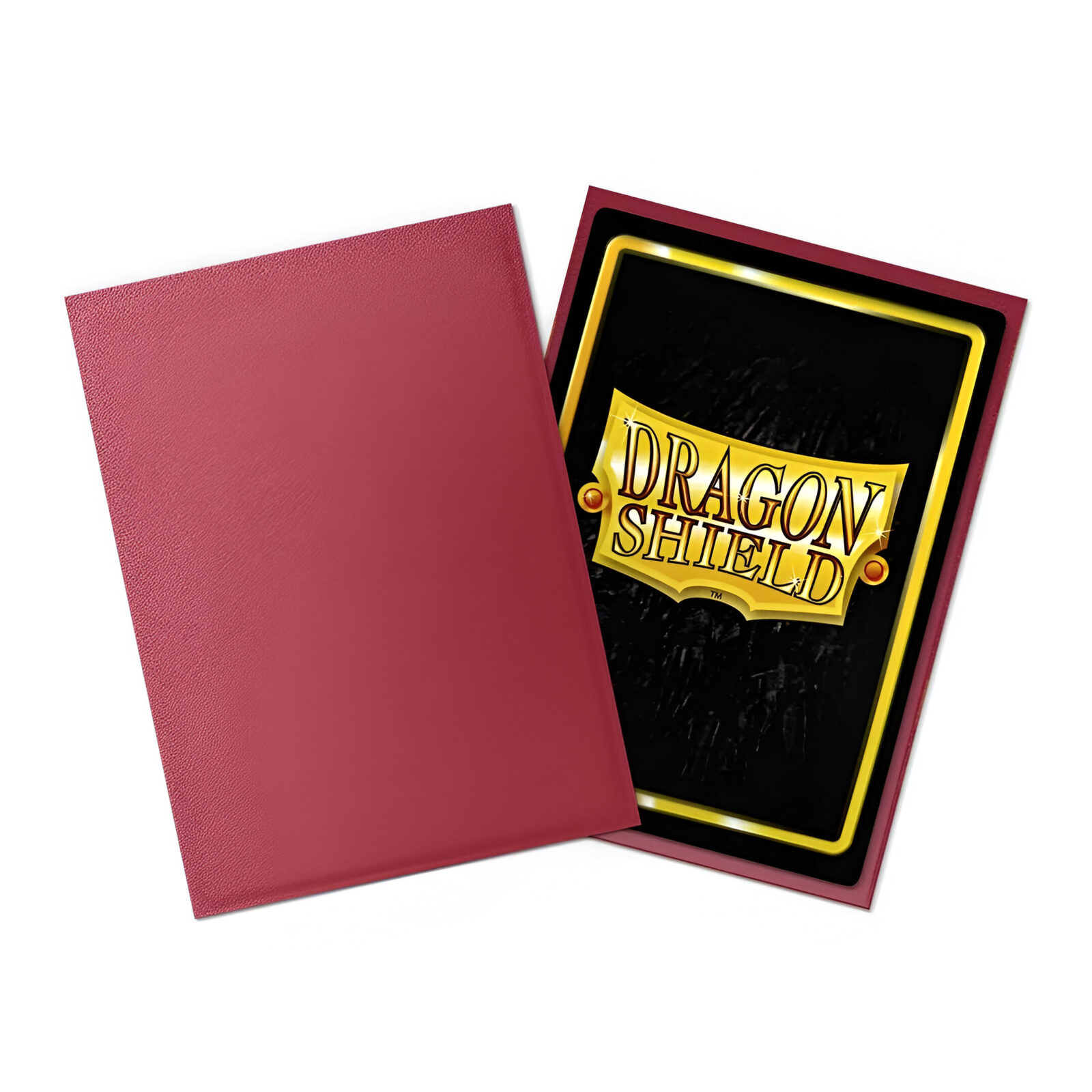 Dragon Shield Matte Non-Glare Sleeves Standard Size – Blood Red (100) 3