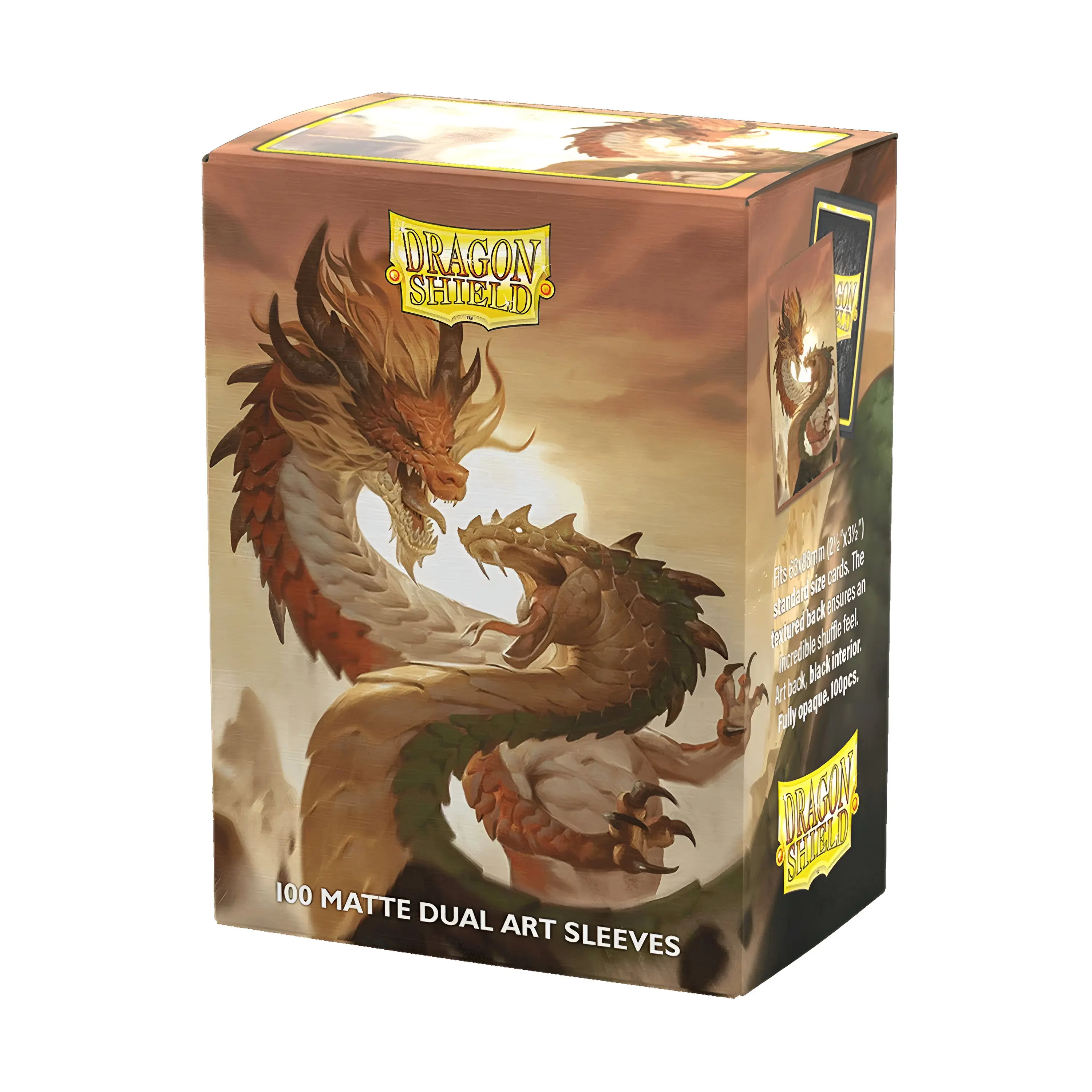 Dragon Shield Wood Snake 2025 Matte Dual Art Sleeves – Standard Size (100) 3