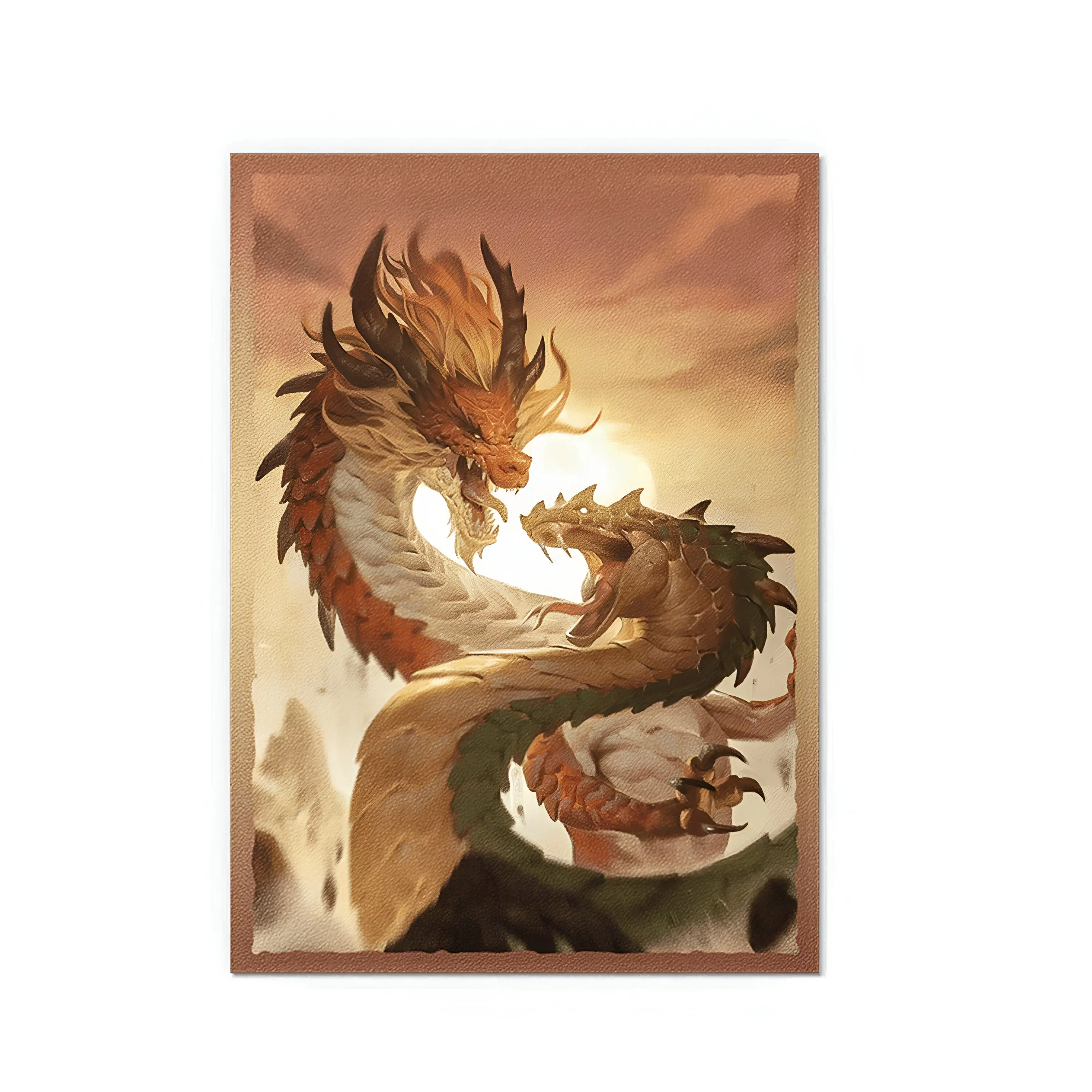 Dragon Shield Wood Snake 2025 Matte Dual Art Sleeves – Standard Size (100) 6