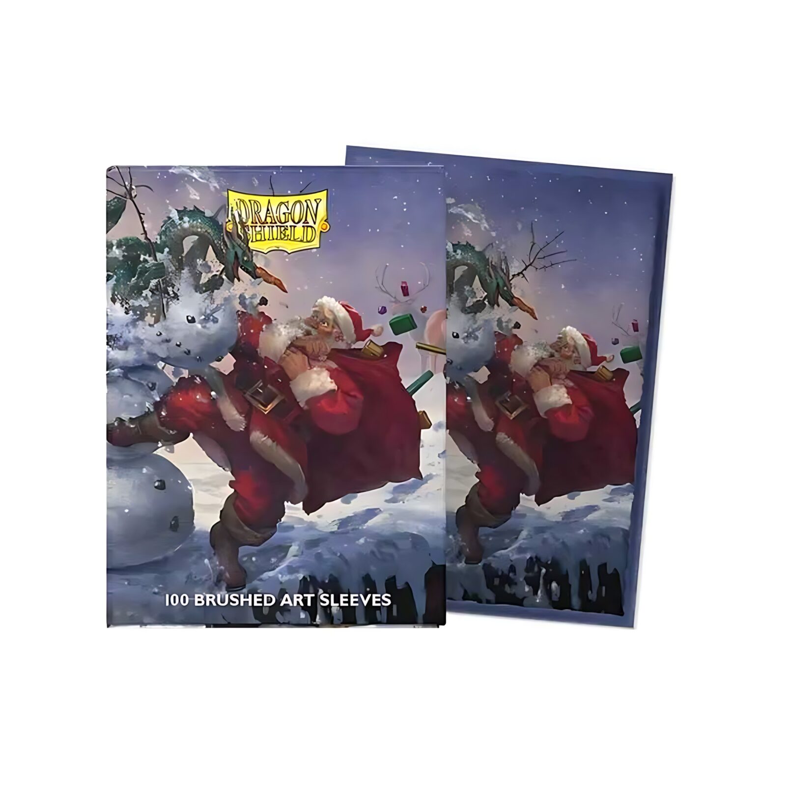 Dragon Shield Brushed ART Standard Sleeves : Christmas 2025 (100 ct.) 3 Dragon Shield Brushed ART Standard Sleeves : Christmas 2025 (100 ct.) 3