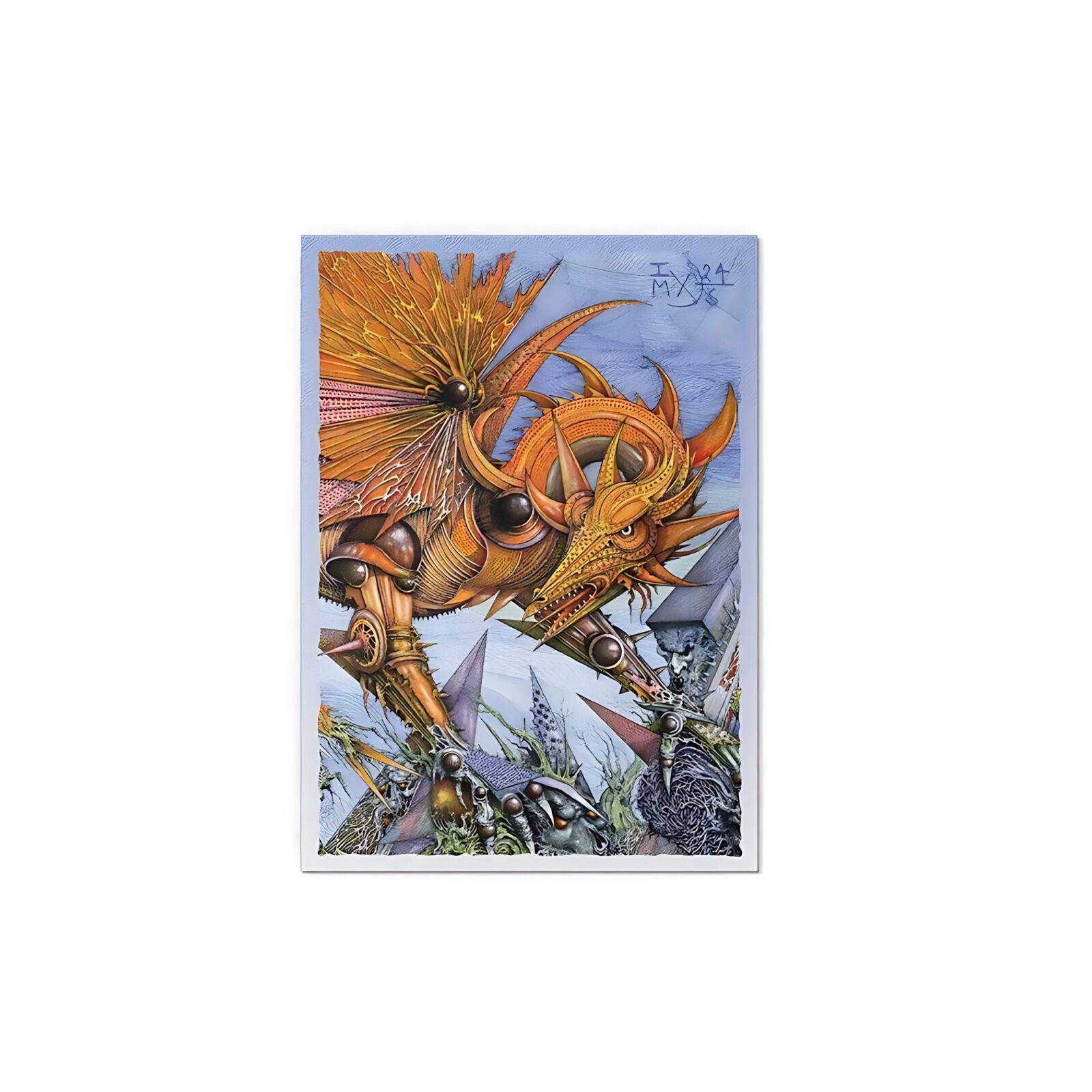Dragon Shield Matte Dual Standard Sleeves: Signature Series – Ian Miller – The Millerax (100 ct.) 3 Dragon Shield Matte Dual Standard Sleeves: Signature Series – Ian Miller – The Millerax (100 ct.) 3