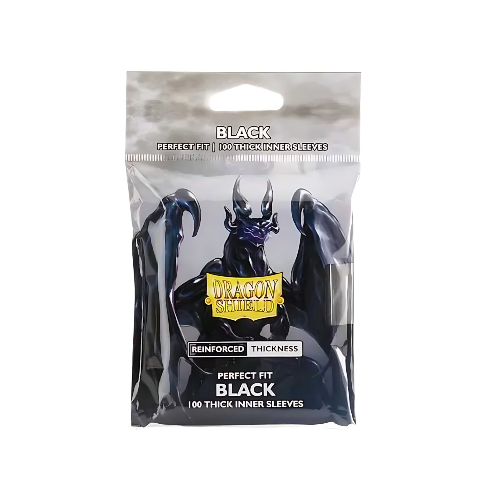 Dragon Shield Perfect Fit Thick Inner Sleeves 100ct – Black