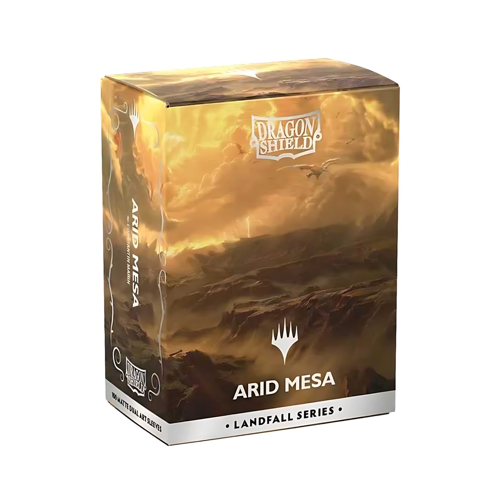 Dragon Shield Magic: The Gathering Matte Dual Art Sleeves: Landfall Series – Arid Mesa (100ct.)